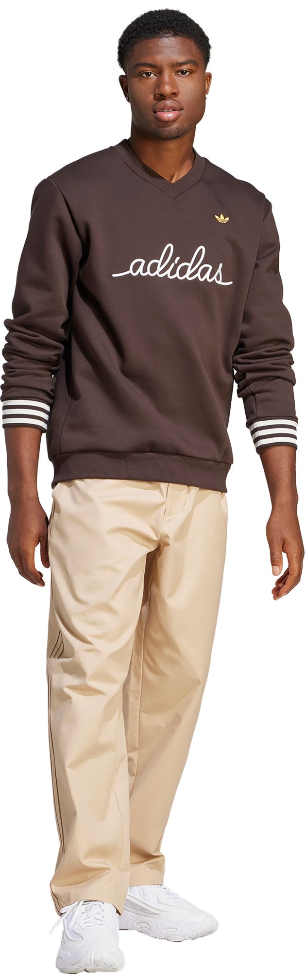 adidas Men's V-Neck Embroidered Sweatshirt product image