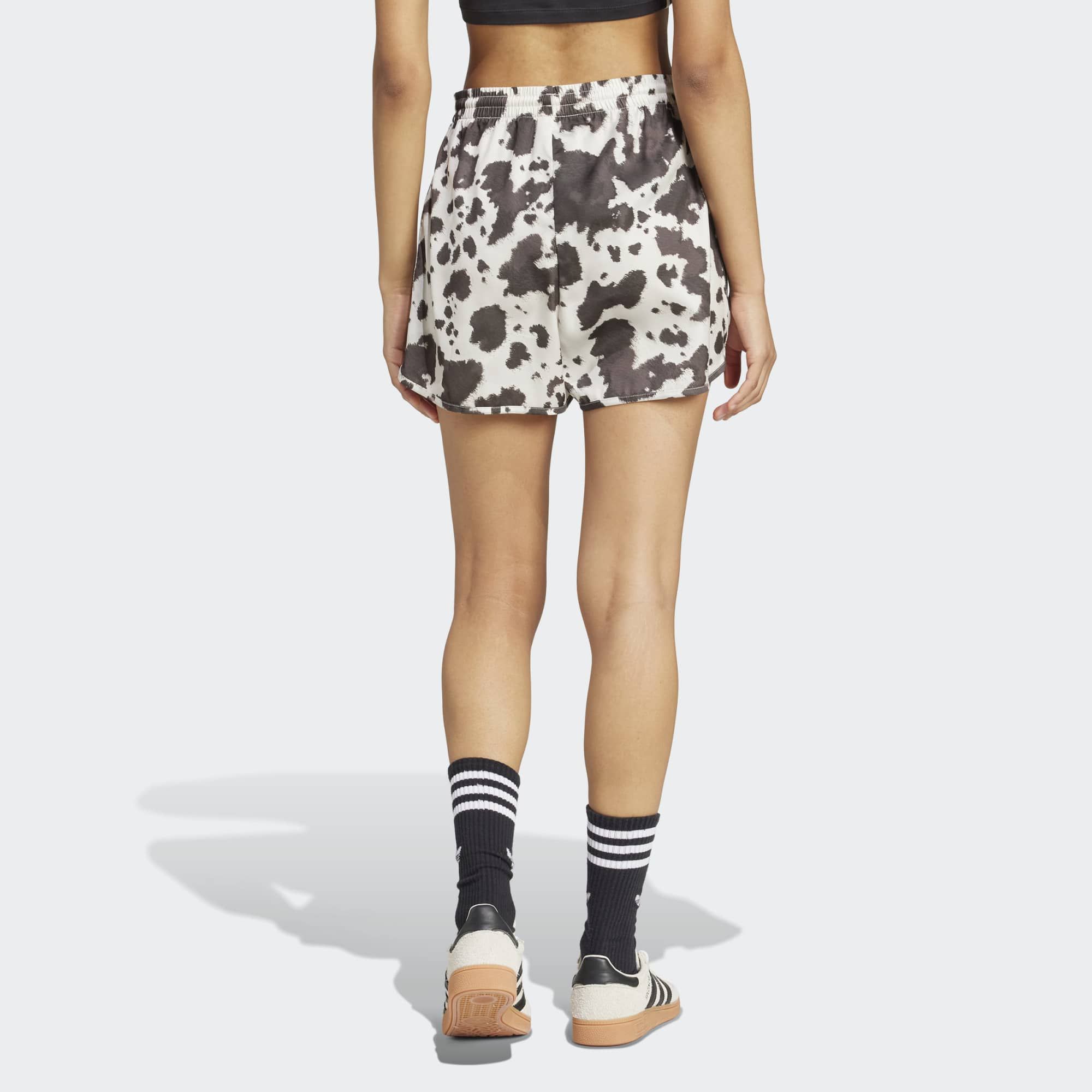adidas Originals Women's Cow Print Satin Shorts product image