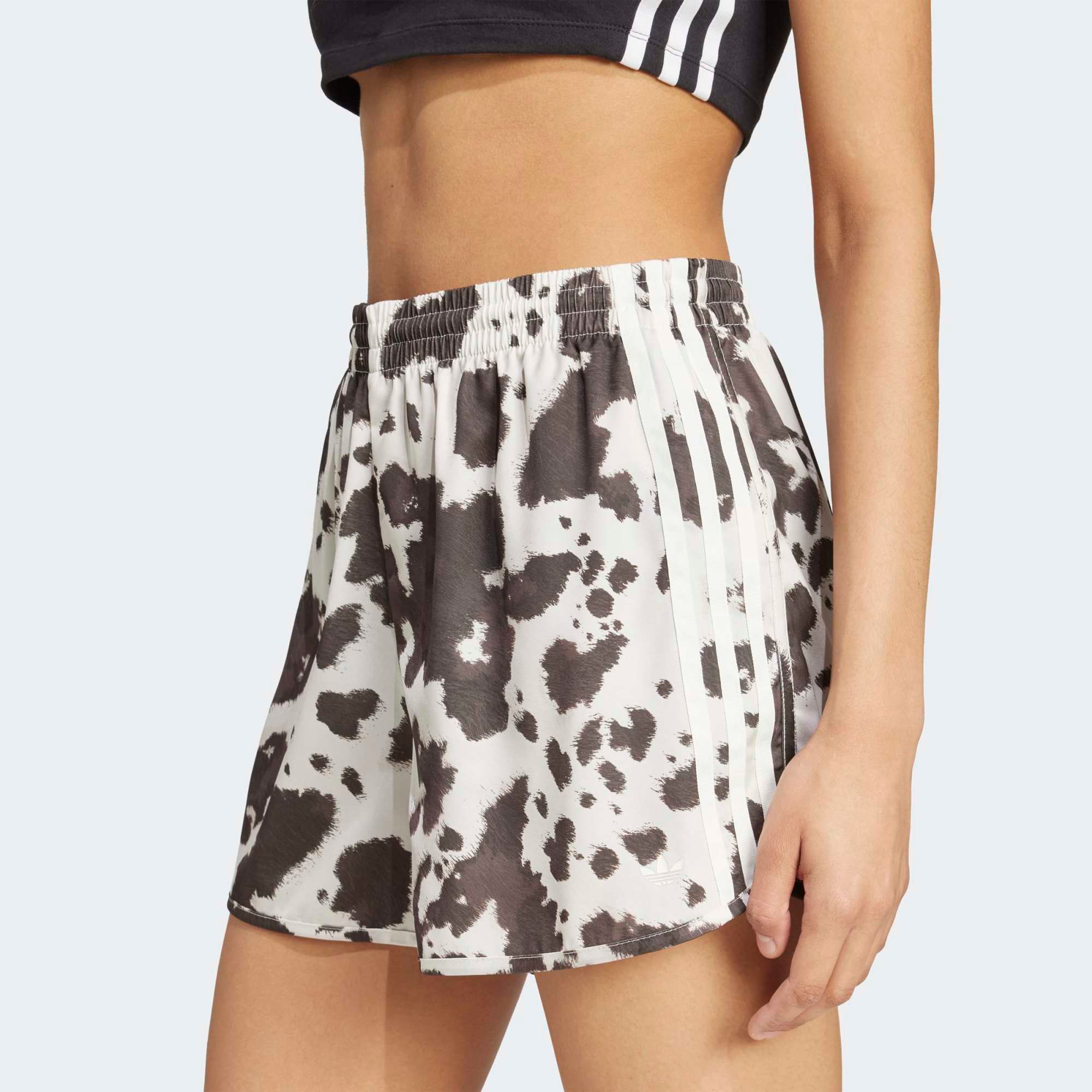 adidas Originals Women's Cow Print Satin Shorts product image