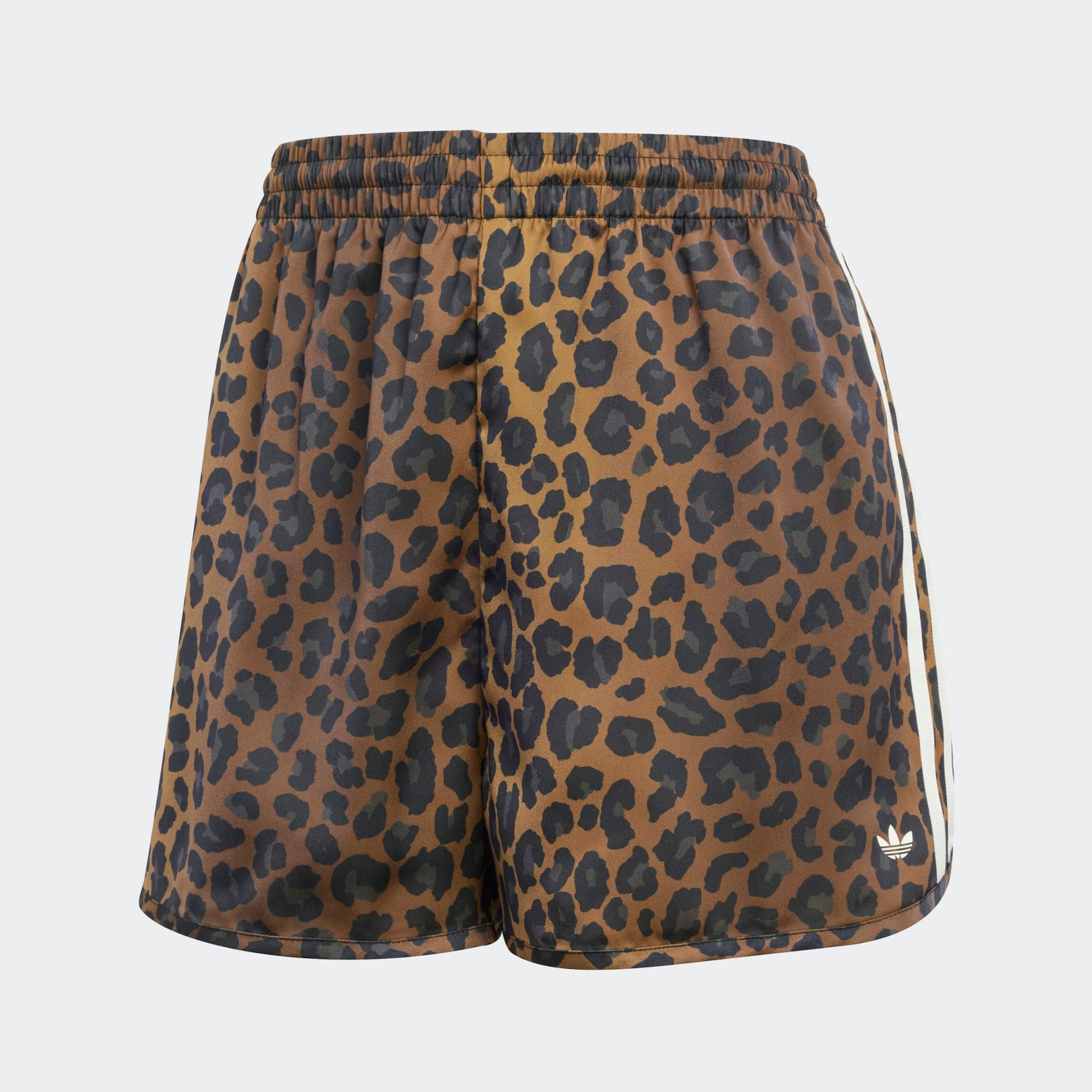 adidas Originals Women's Animal Print Satin Shorts product image