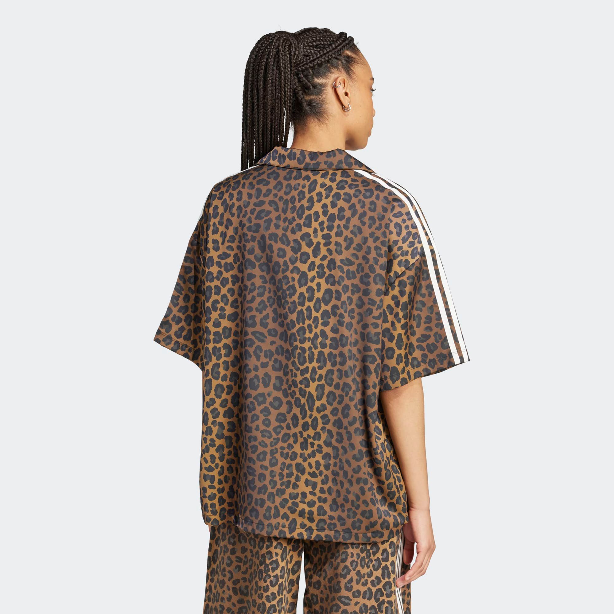 adidas Originals Women's Animal Print Satin Shirt product image