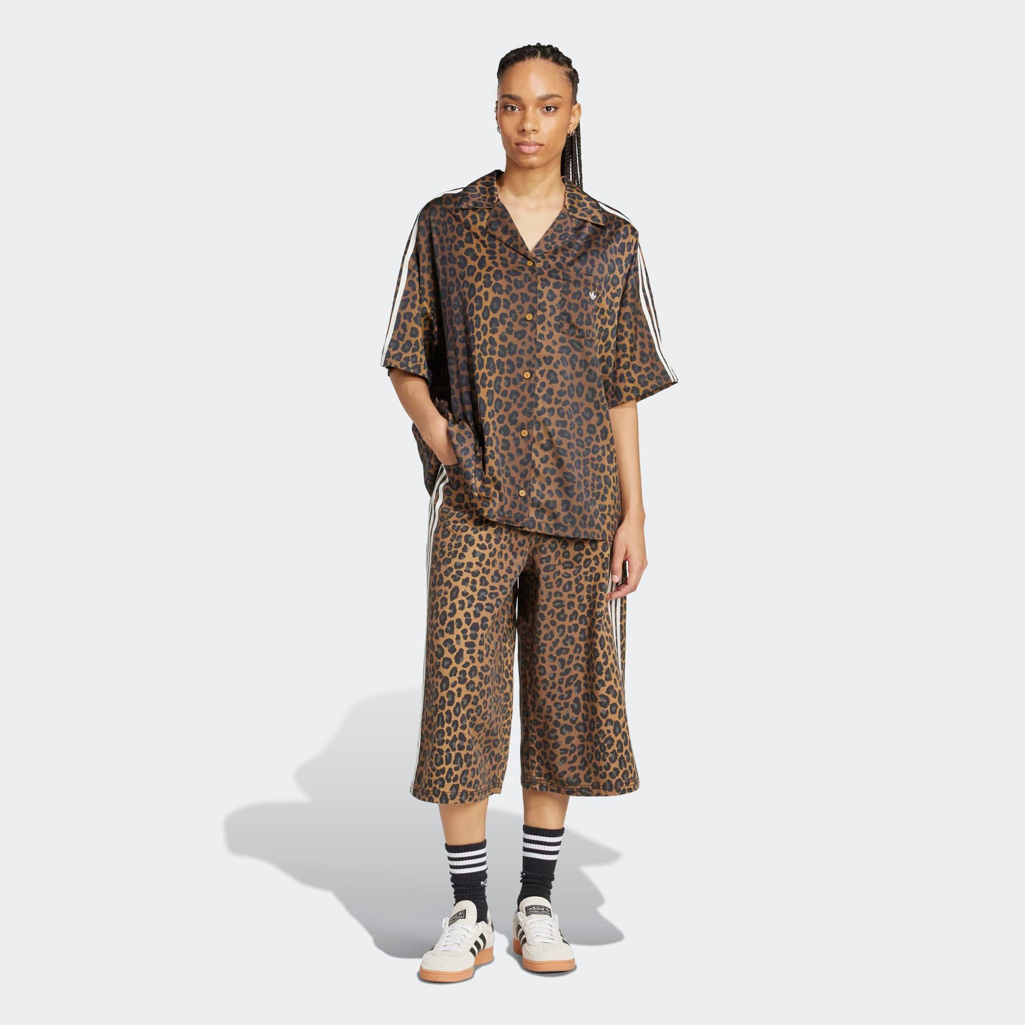 adidas Originals Women's Animal Print Satin Shirt product image