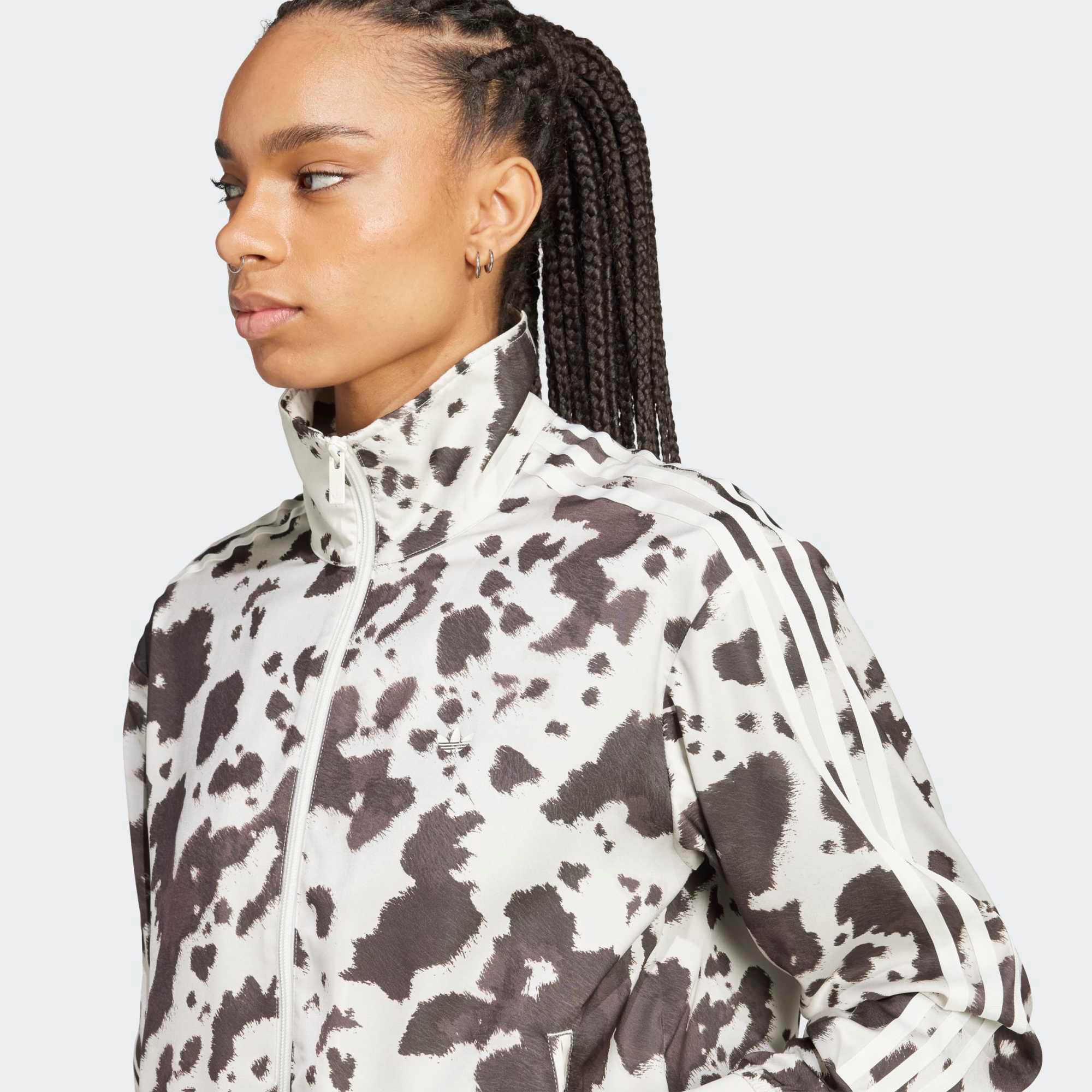 adidas Originals Women's Cow Print Satin Track Top product image