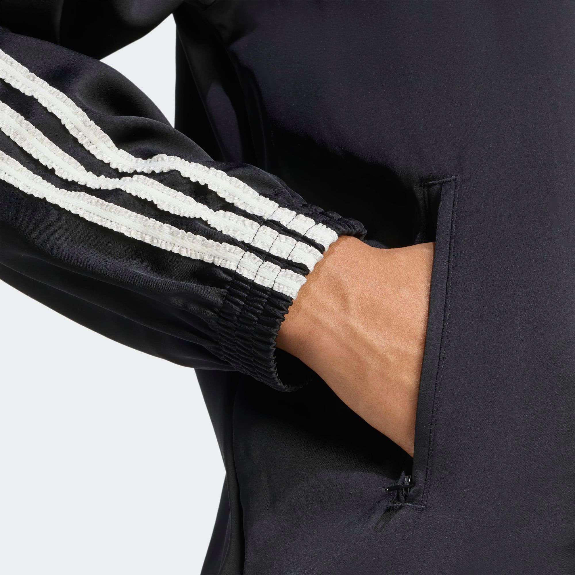 adidas Originals Women's Satin Firebird Ruffle Track Top product image