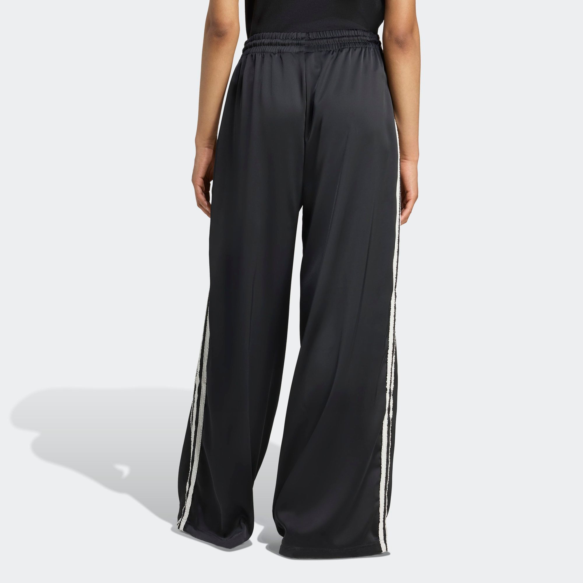 adidas Originals Women's Satin Wide Leg Ruffle Tracksuit Bottoms product image