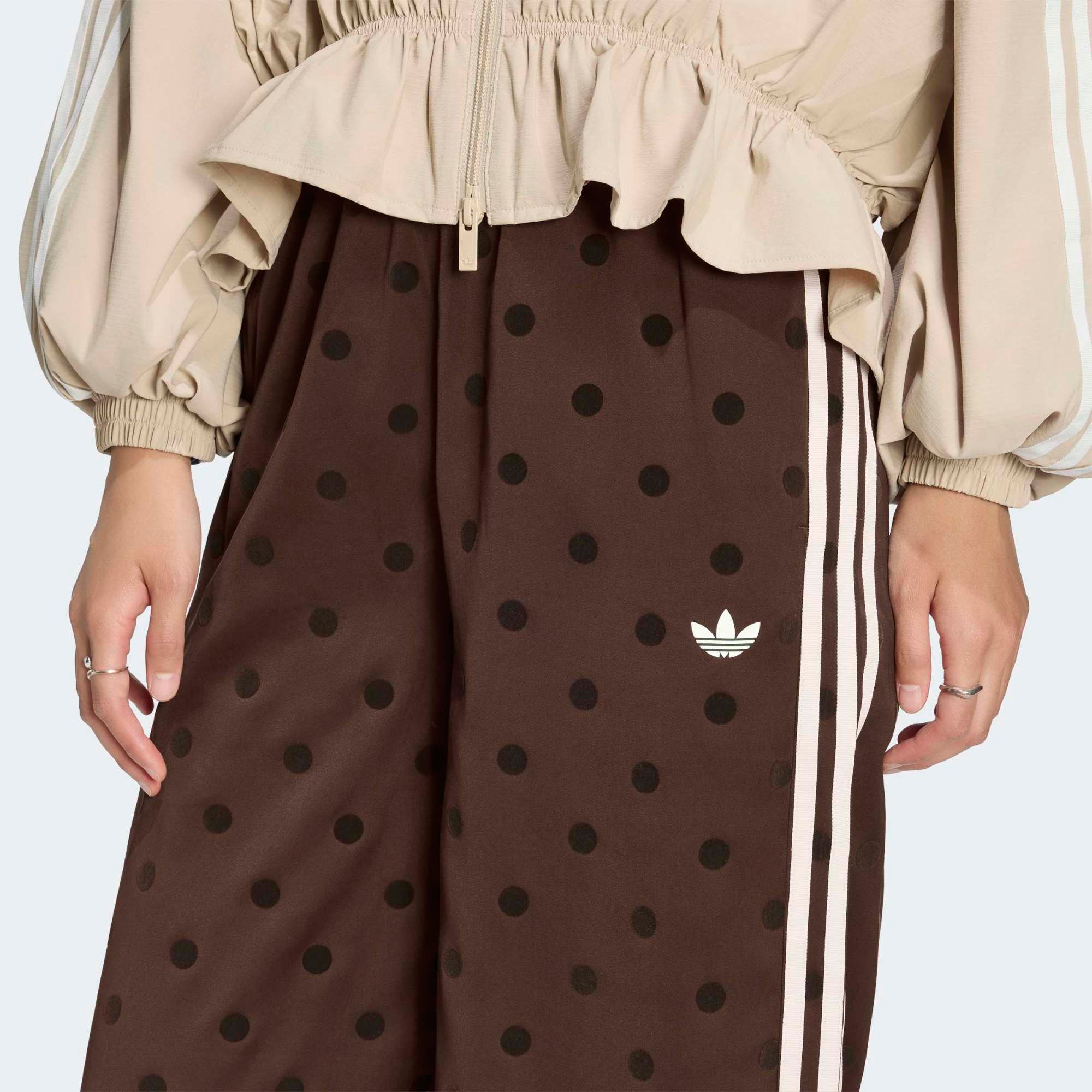 adidas Originals Women's Satin Polka Dots Wide Leg Pant | Dick's