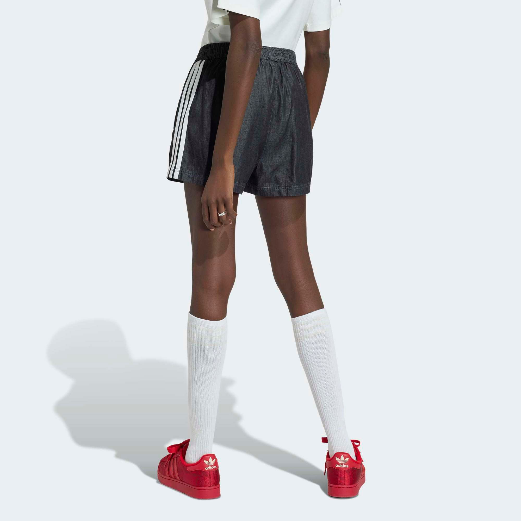 adidas Originals Women's Summer Glow Denim Shorts product image