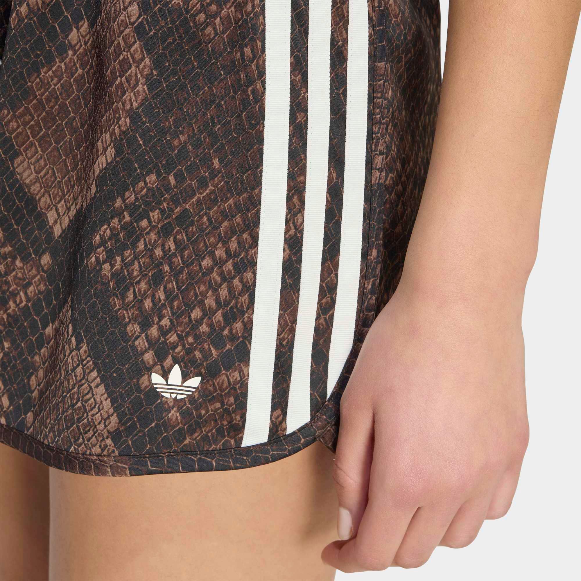 adidas Originals Women's Snake Print Satin Shorts product image