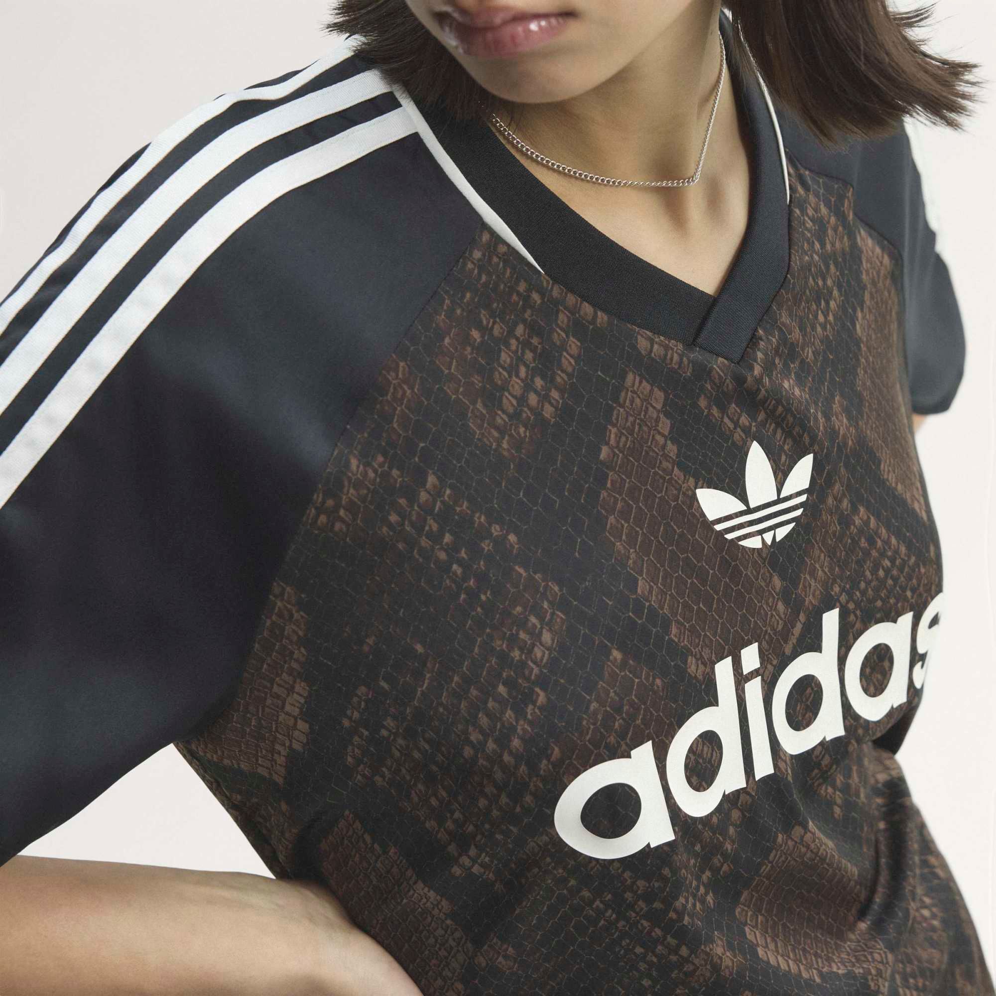 adidas Originals Women's Snake Print Satin Jersey product image