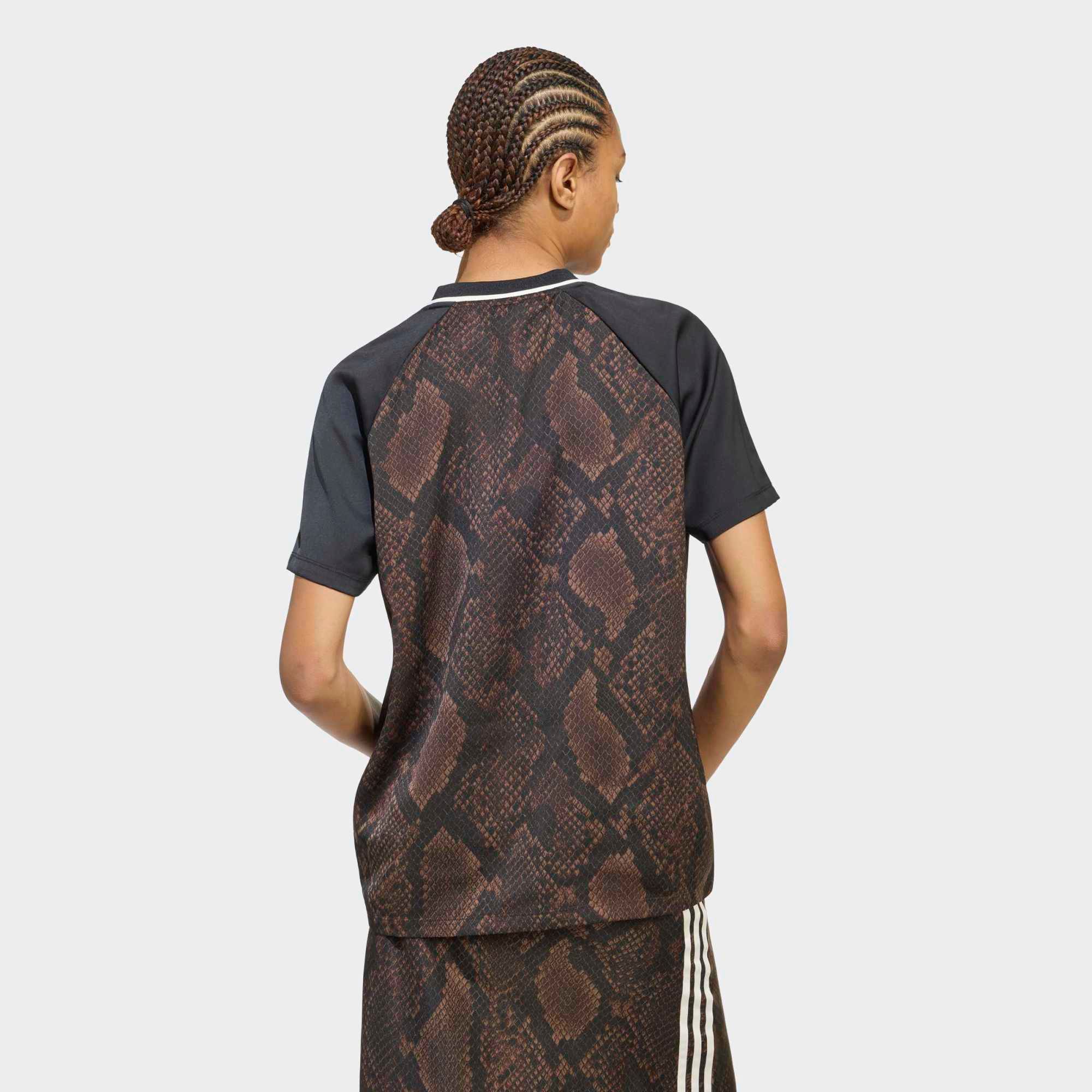 adidas Originals Women's Snake Print Satin Jersey product image