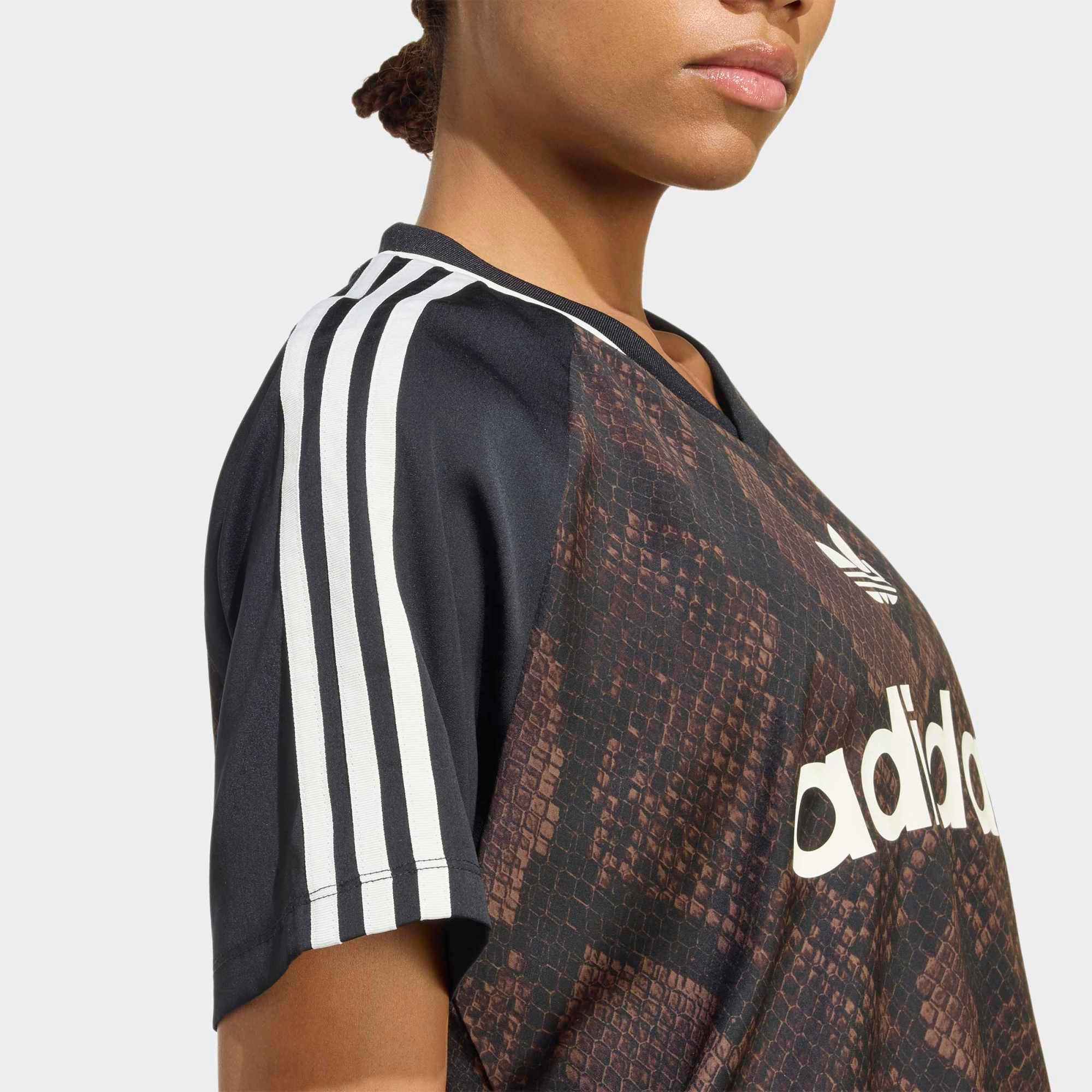 adidas Originals Women's Snake Print Satin Jersey product image