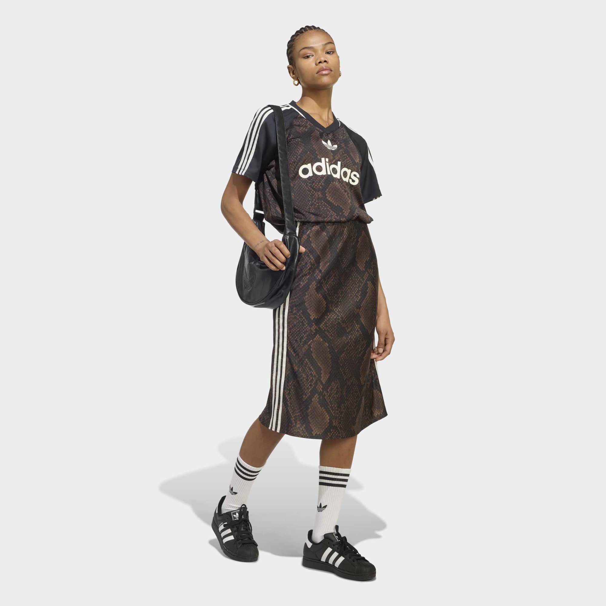 adidas Originals Women's Snake Print Satin Jersey product image