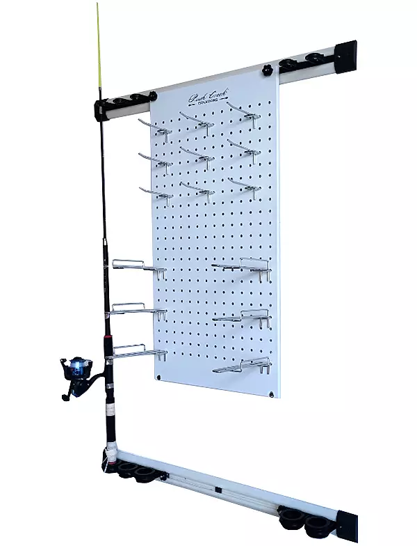 Fishing Rod Holder Storage Support Tackle Parts Wall Mount