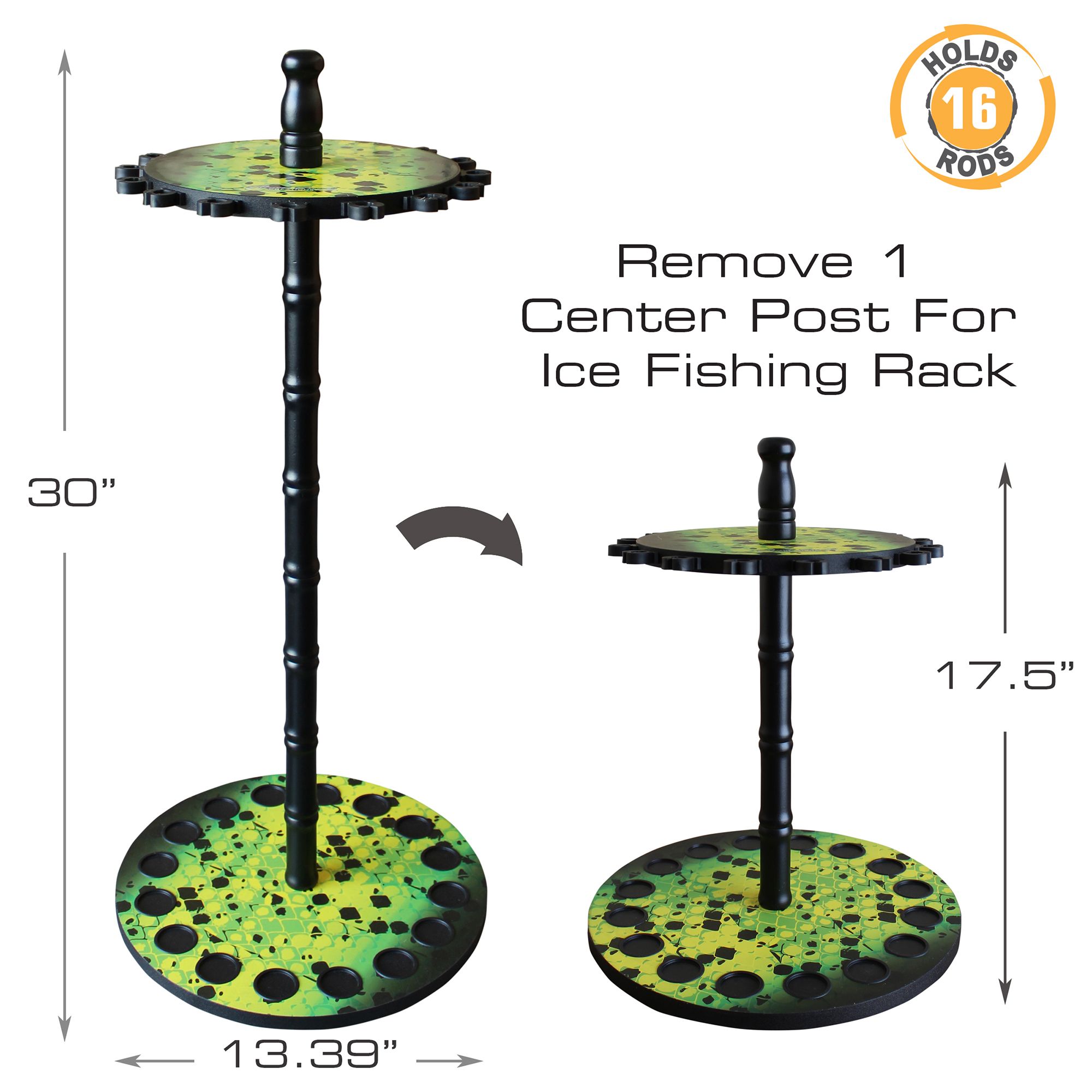 Rush Creek 16 Round Rod Rack