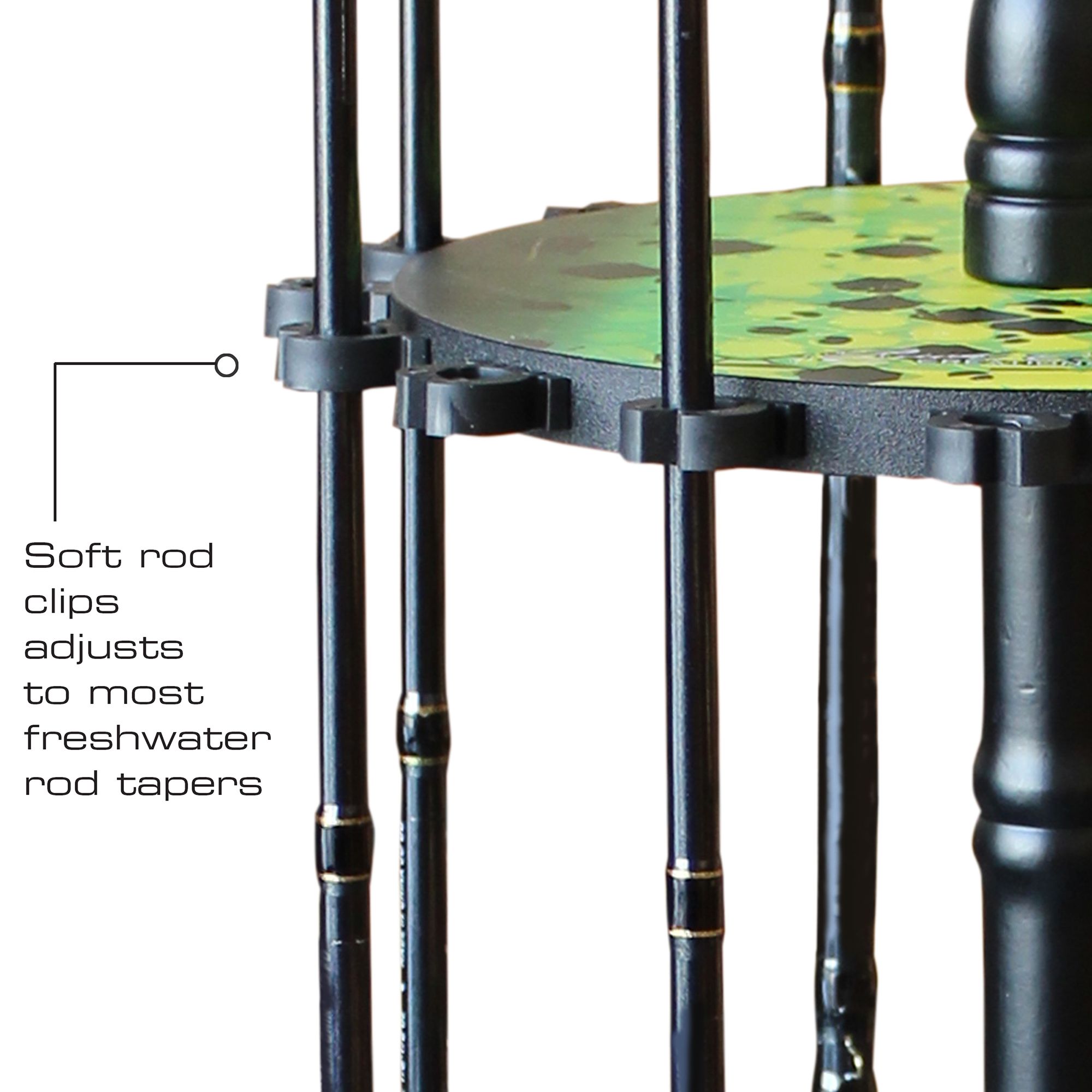 Rush Creek 16 Round Rod Rack