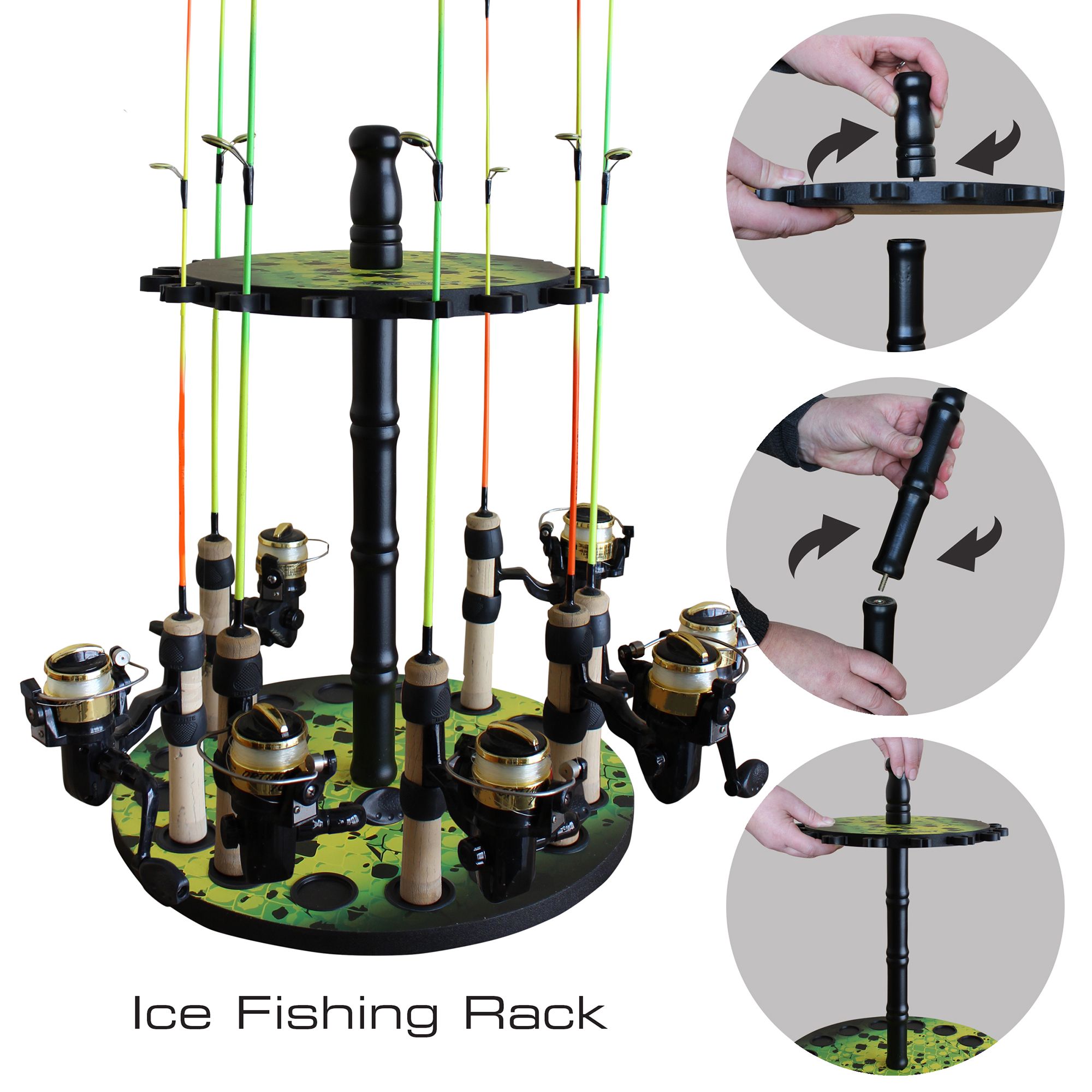 Rush Creek 16 Round Rod Rack product image