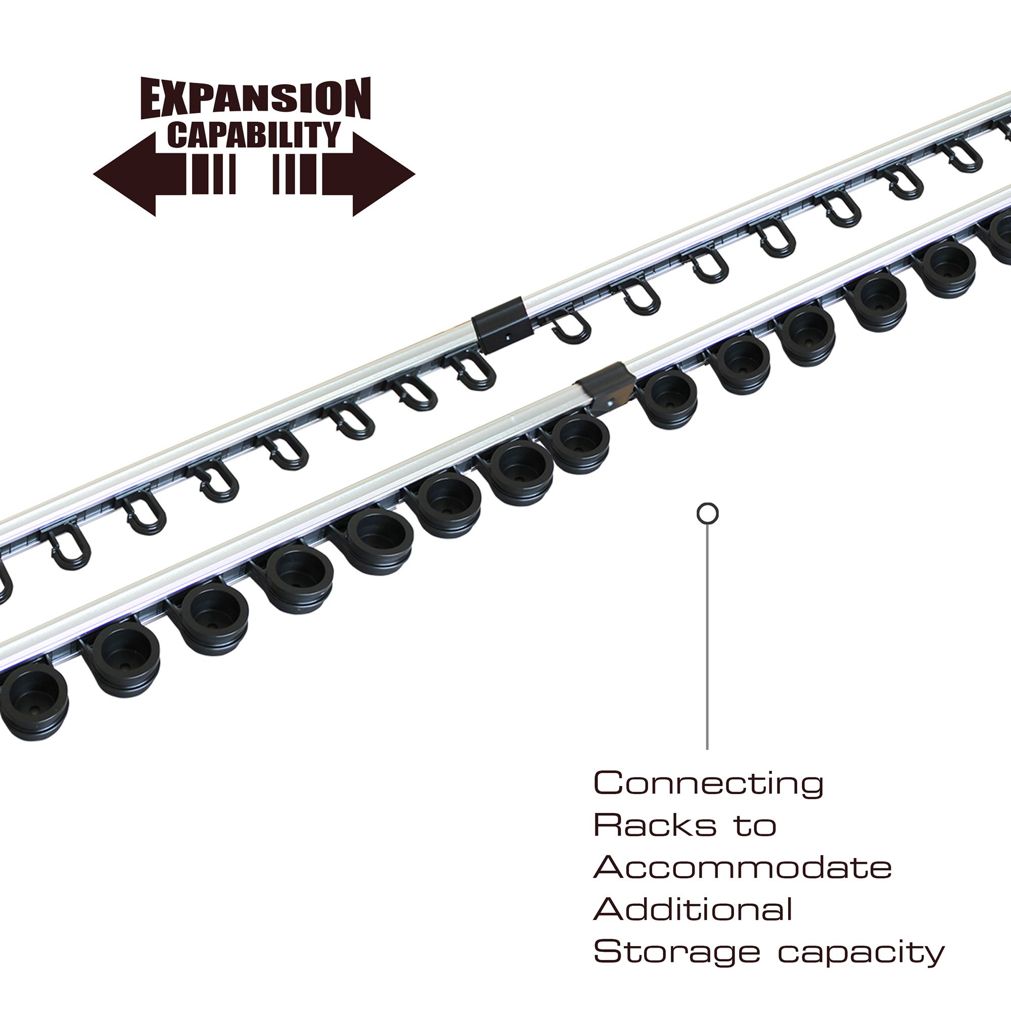 Rush Creek 3-in-1 Aluminum Modular 10 Rod Rack product image