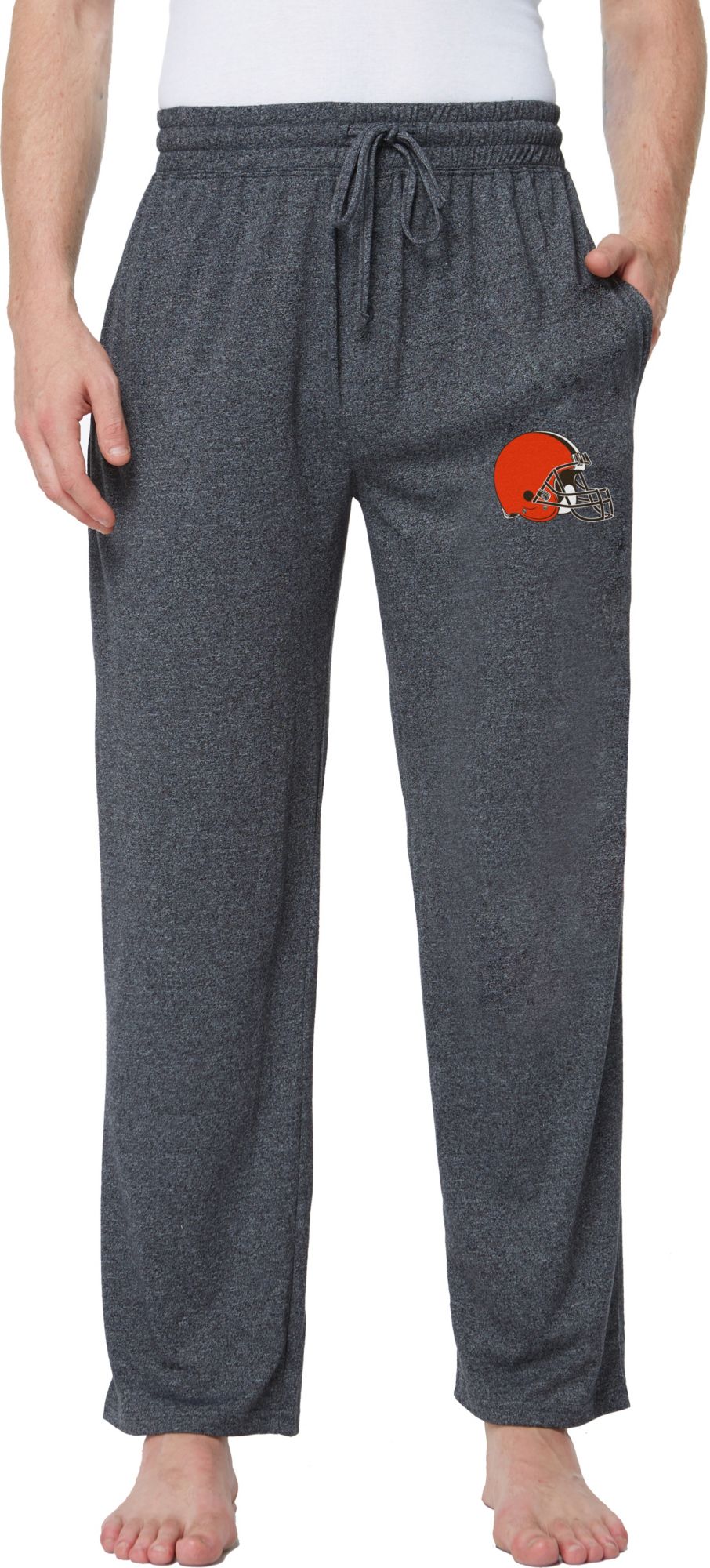 Concepts Sport Men's Cleveland Browns Quest Charcoal Jersey Pants product image
