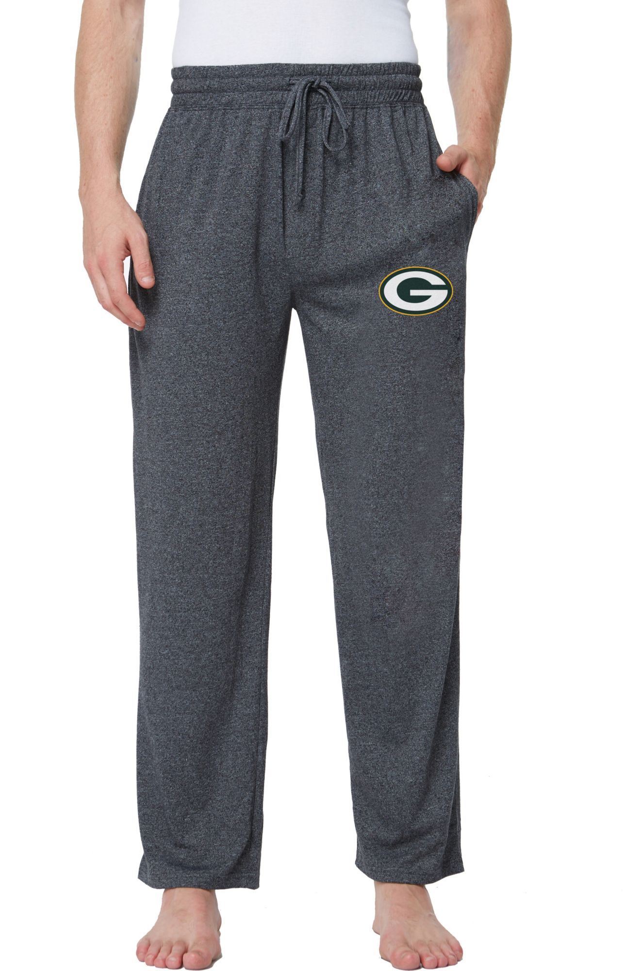 Concepts Sport Men's Green Bay Packers Quest Charcoal Jersey Pants product image