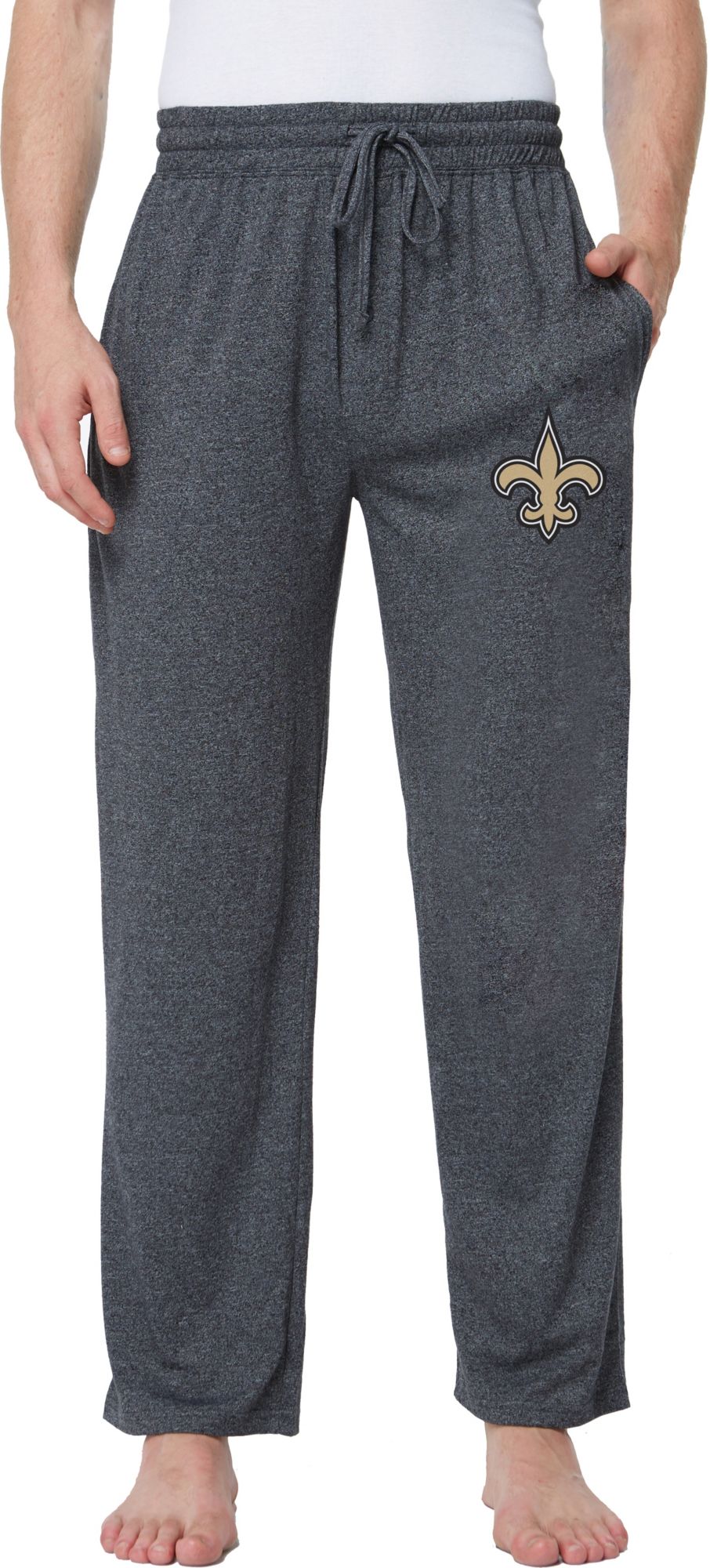 Concepts Sport Men's New Orleans Saints Quest Charcoal Jersey Pants product image