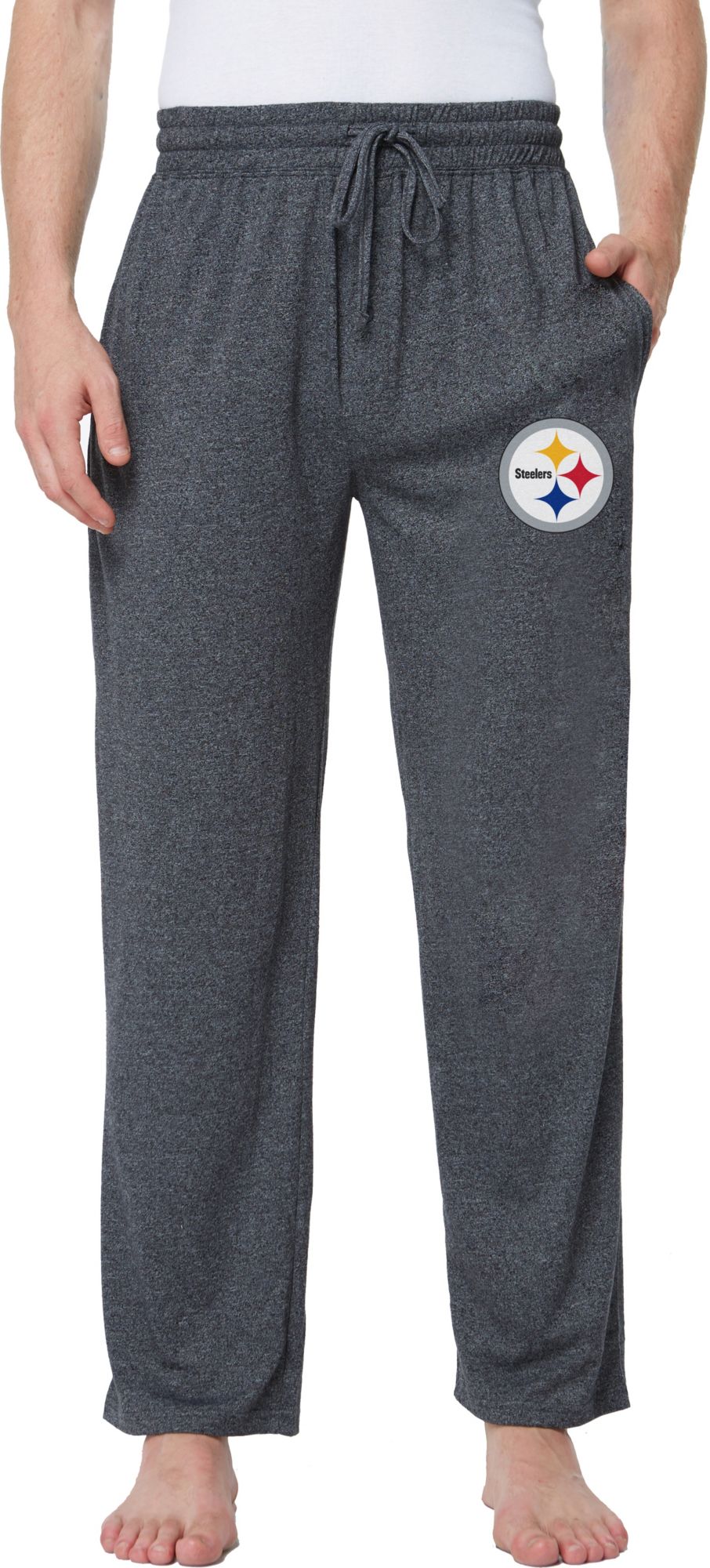 Concepts Sport Men's Pittsburgh Steelers Quest Charcoal Jersey Pants product image