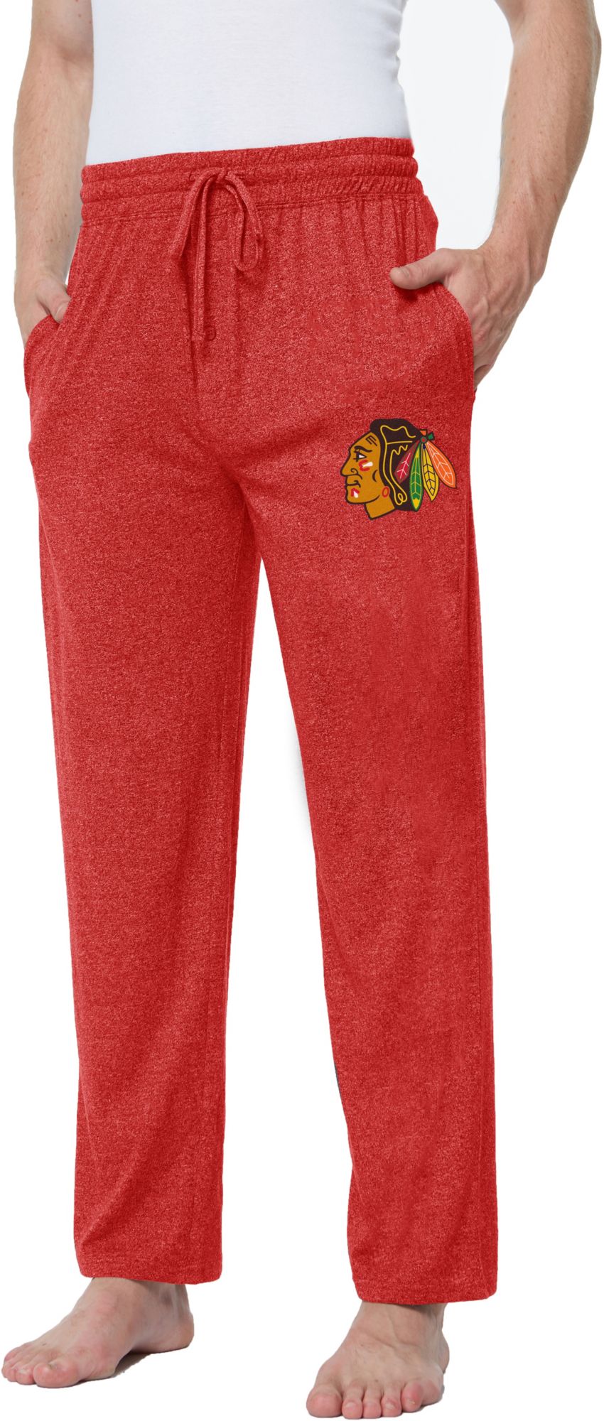 Concepts Sport Men's Chicago Blackhawks Quest  Knit Pants