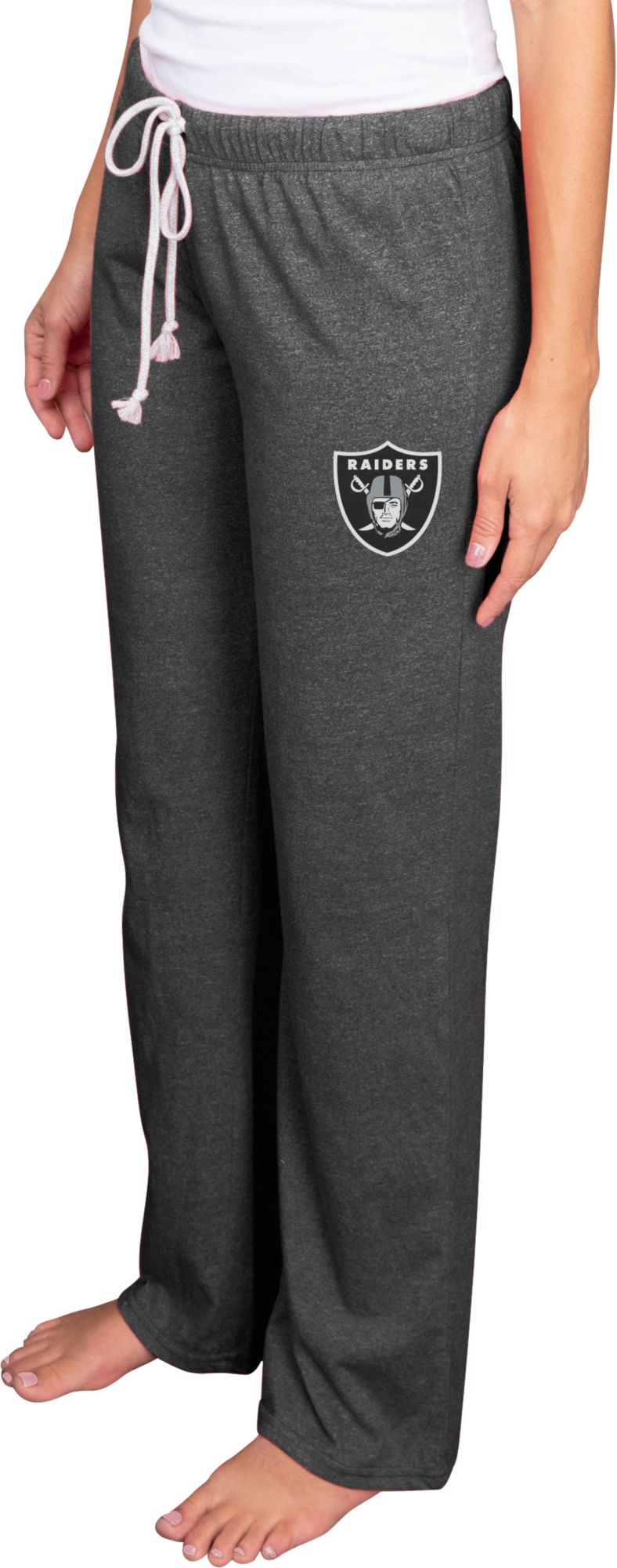 Concepts Sport Women's Las Vegas Raiders Quest Grey Pants product image