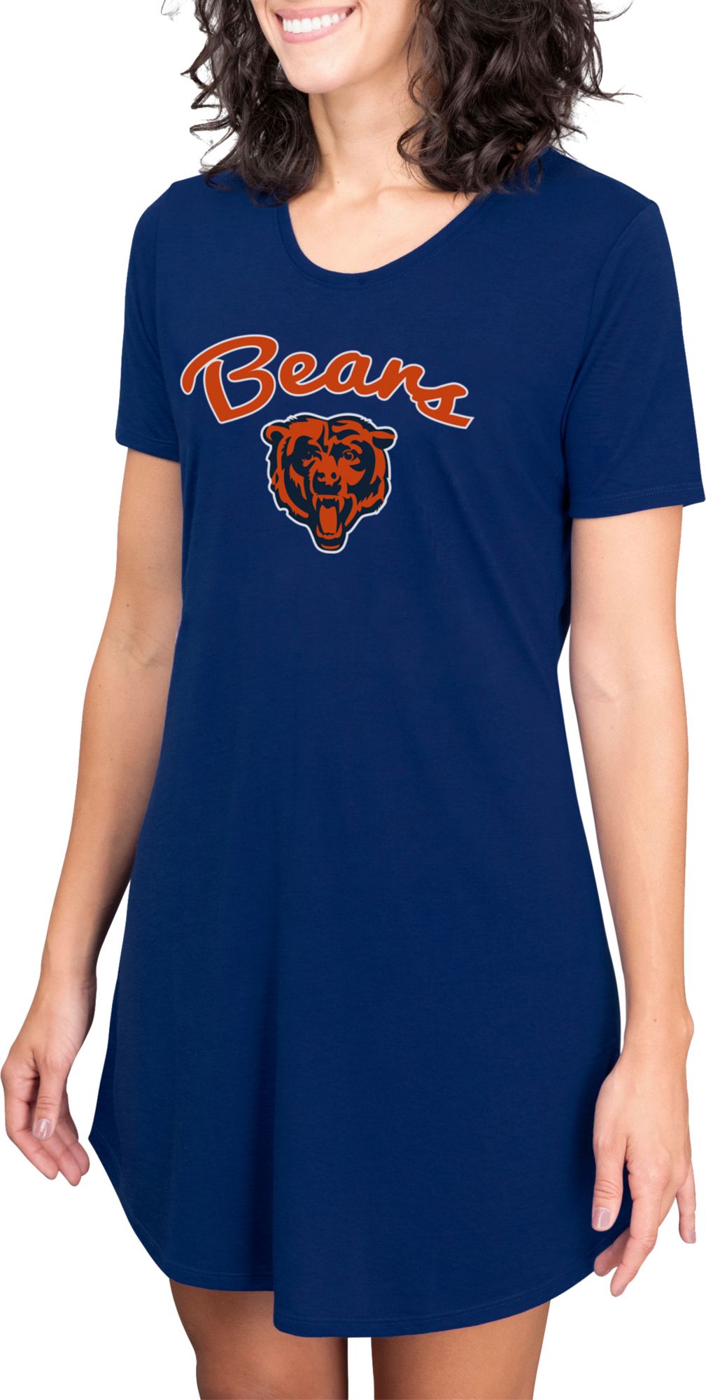 Concepts Sport Women's Chicago Bears Navy Nightshirt product image