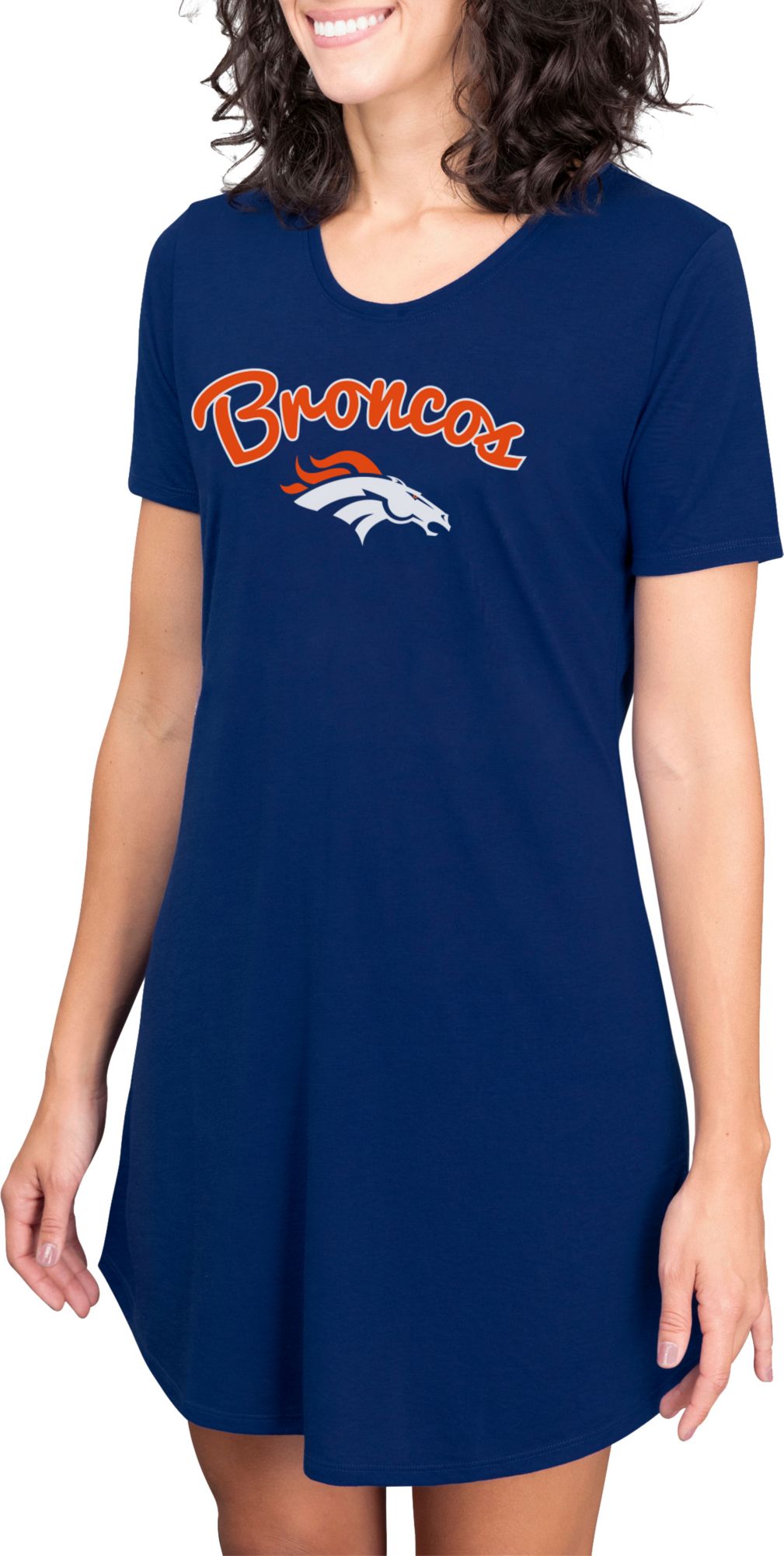 Concepts Sport Women's Denver Broncos Navy Nightshirt product image