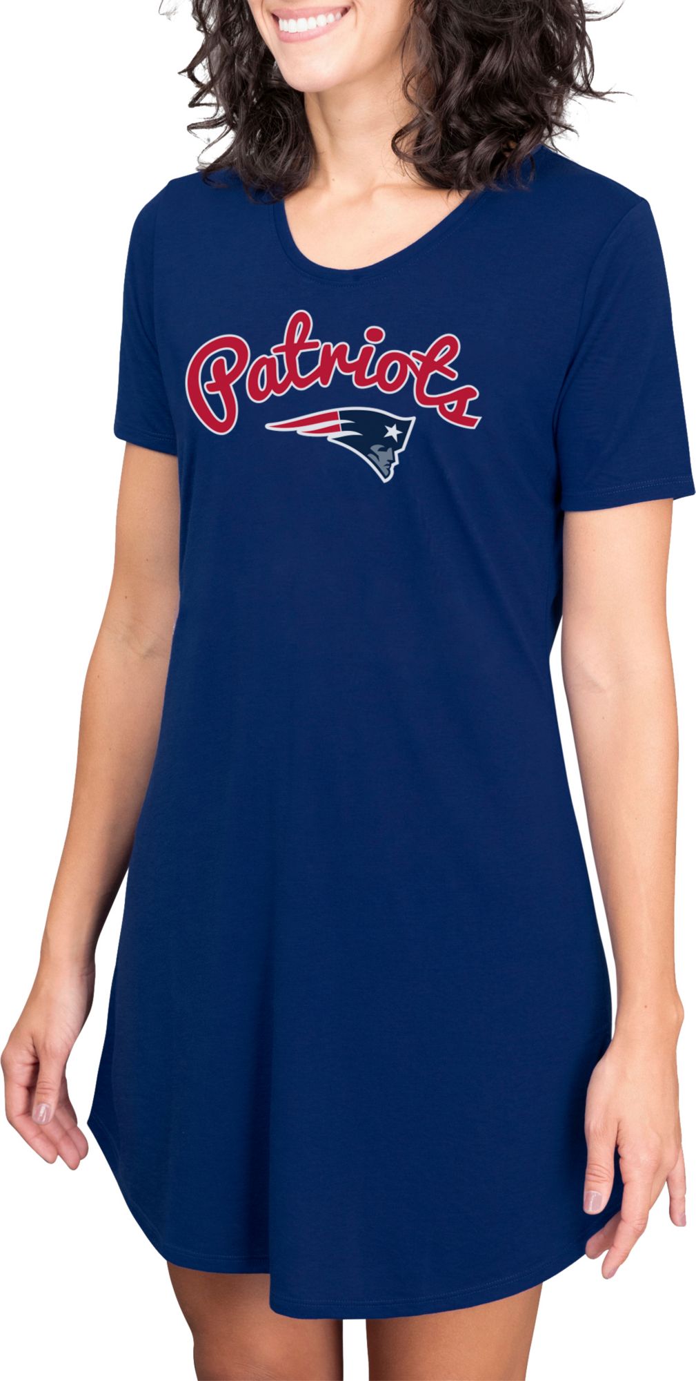 Concepts Sport Women's New England Patriots Navy Nightshirt