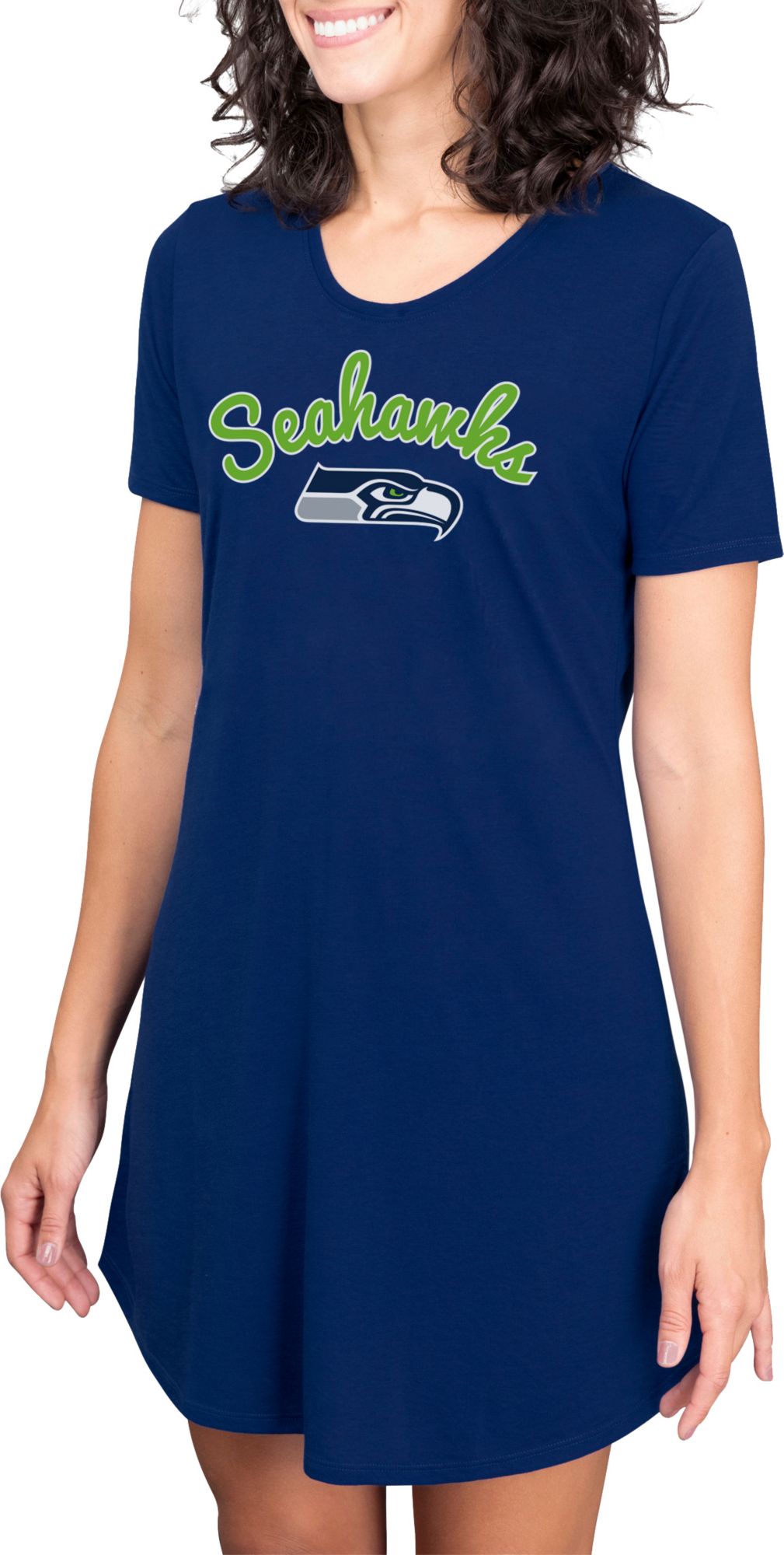 Concepts Sport Women's Seattle Seahawks Navy Nightshirt product image