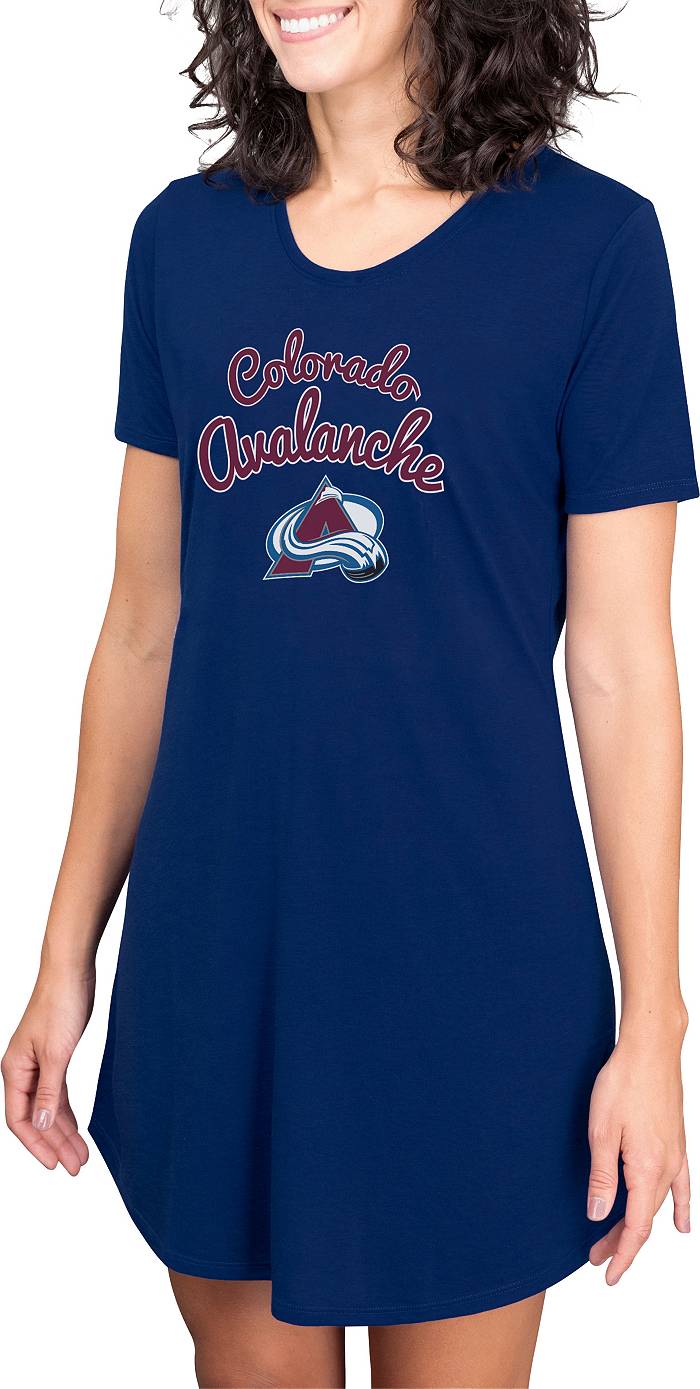 Concepts Sport Women's Colorado Avalanche Marathon Navy T-Shirt