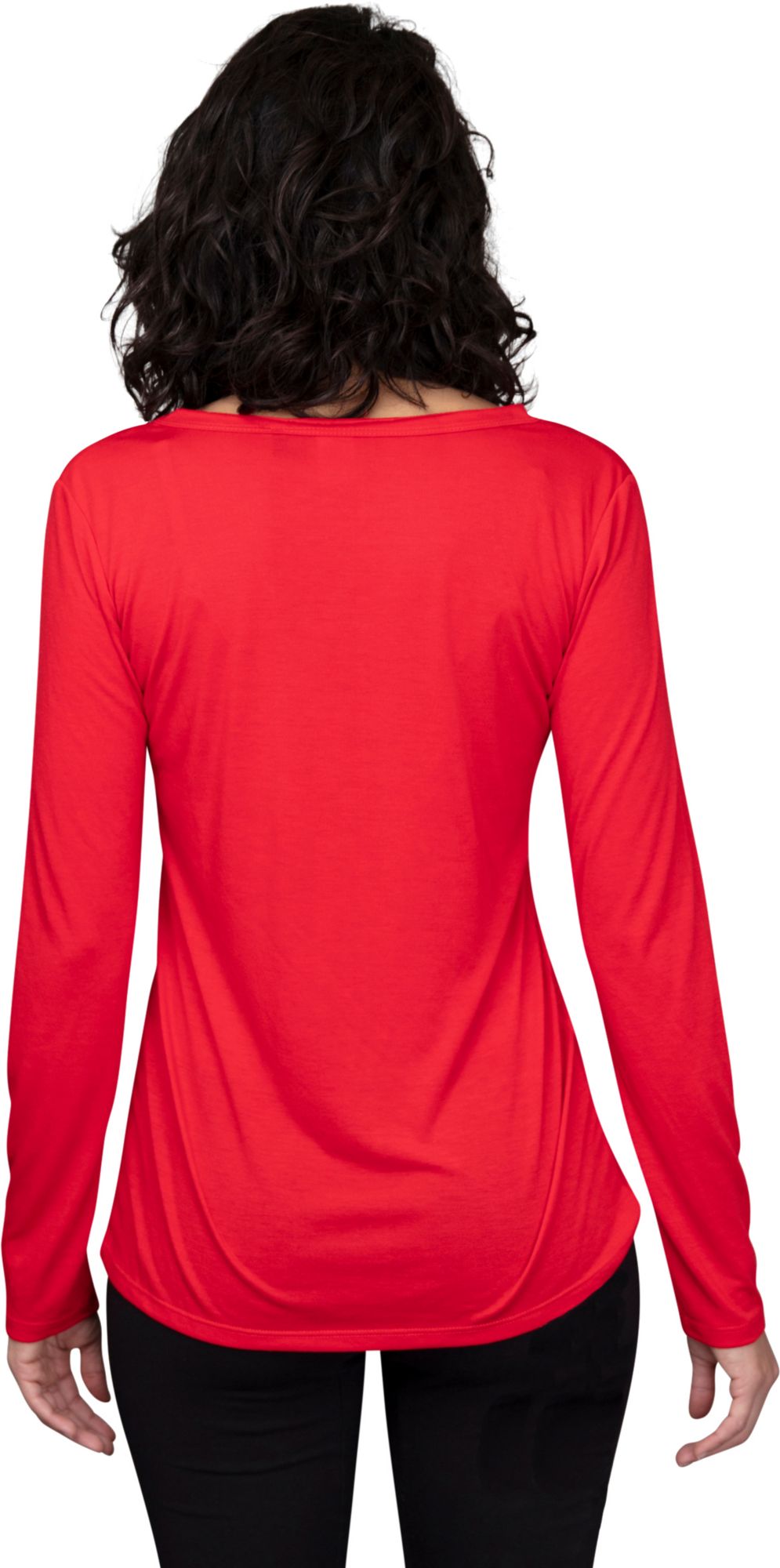 Concepts Sport Women's Kansas City Chiefs Marathon Red Long Sleeve T-Shirt