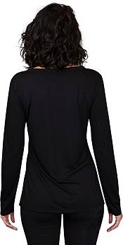 Concepts Sport Women's Las Vegas Raiders Marathon Black Long Sleeve T-Shirt product image