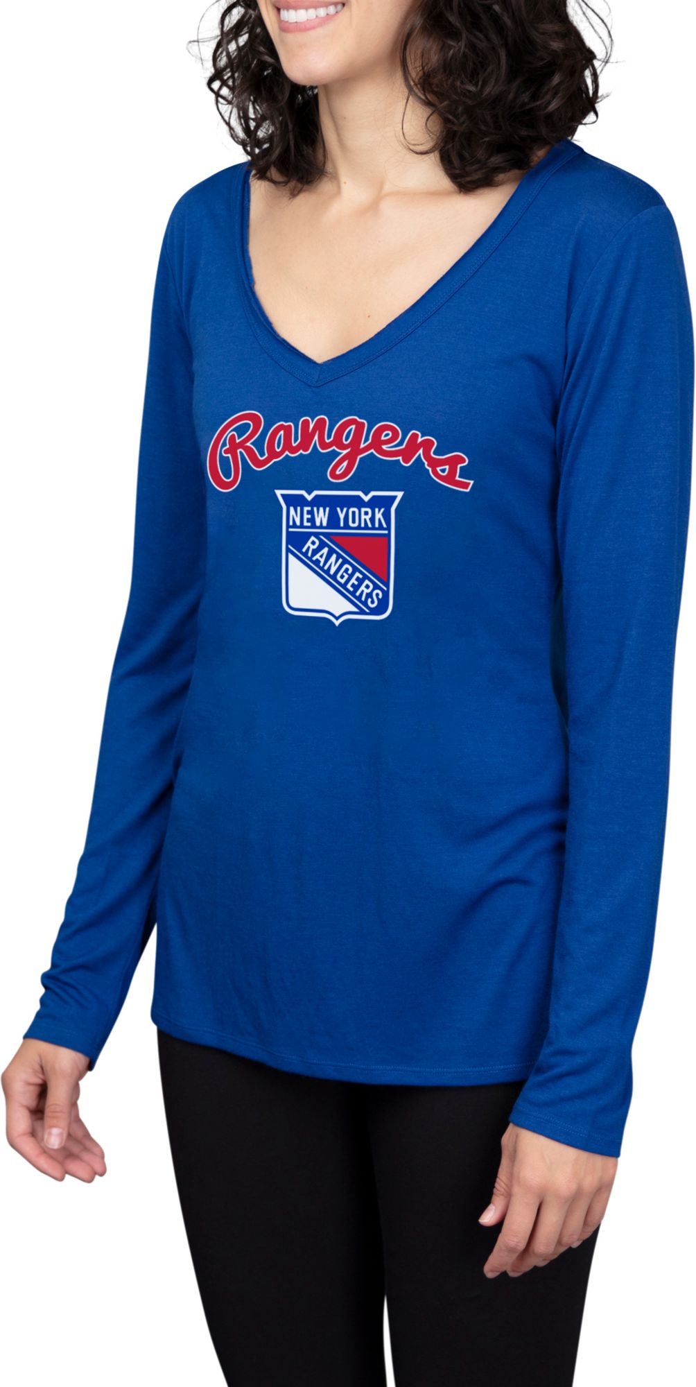 Concepts Sport Women's New York Rangers Marathon  Knit Long Sleeve T-Shirt product image