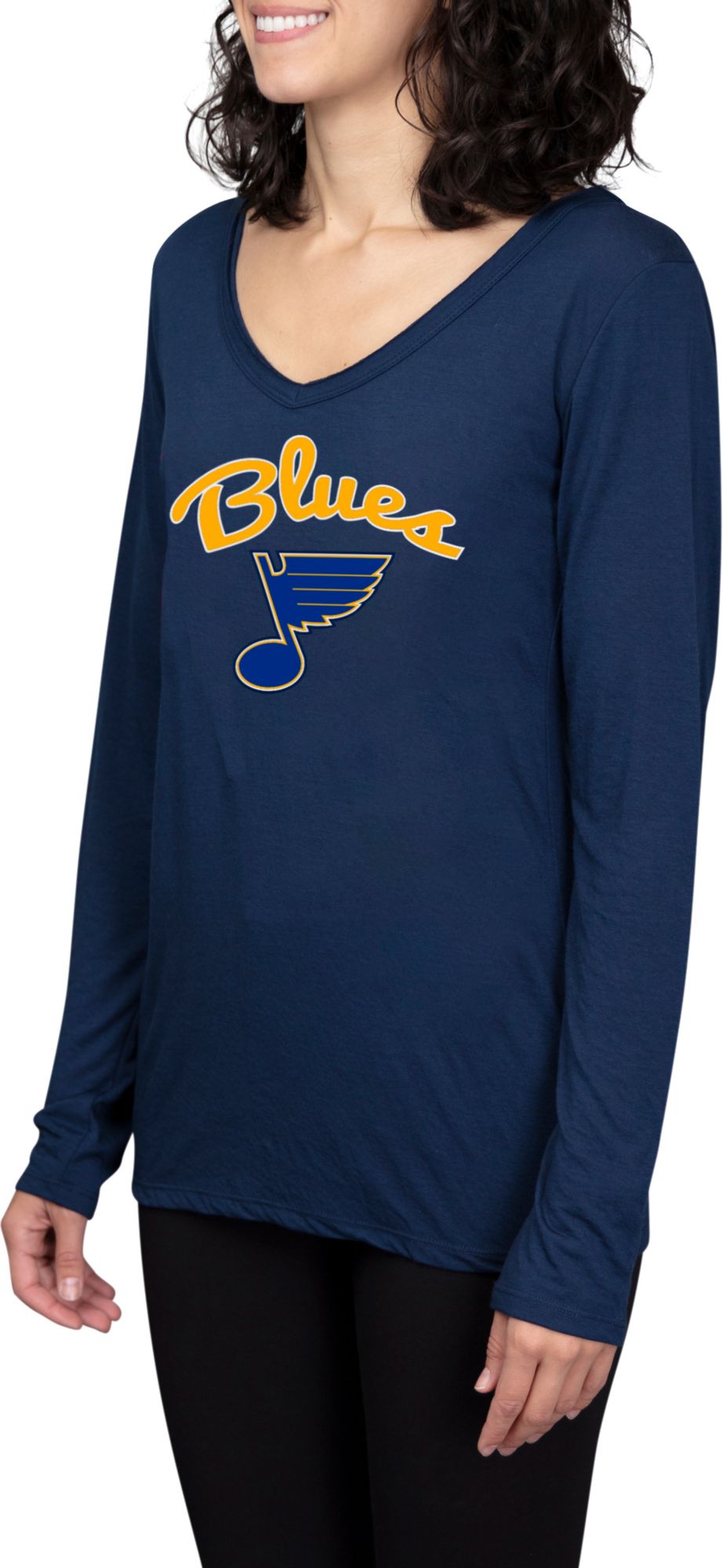 Concepts Sport Women's St. Louis Blues Marathon  Knit Long Sleeve T-Shirt product image