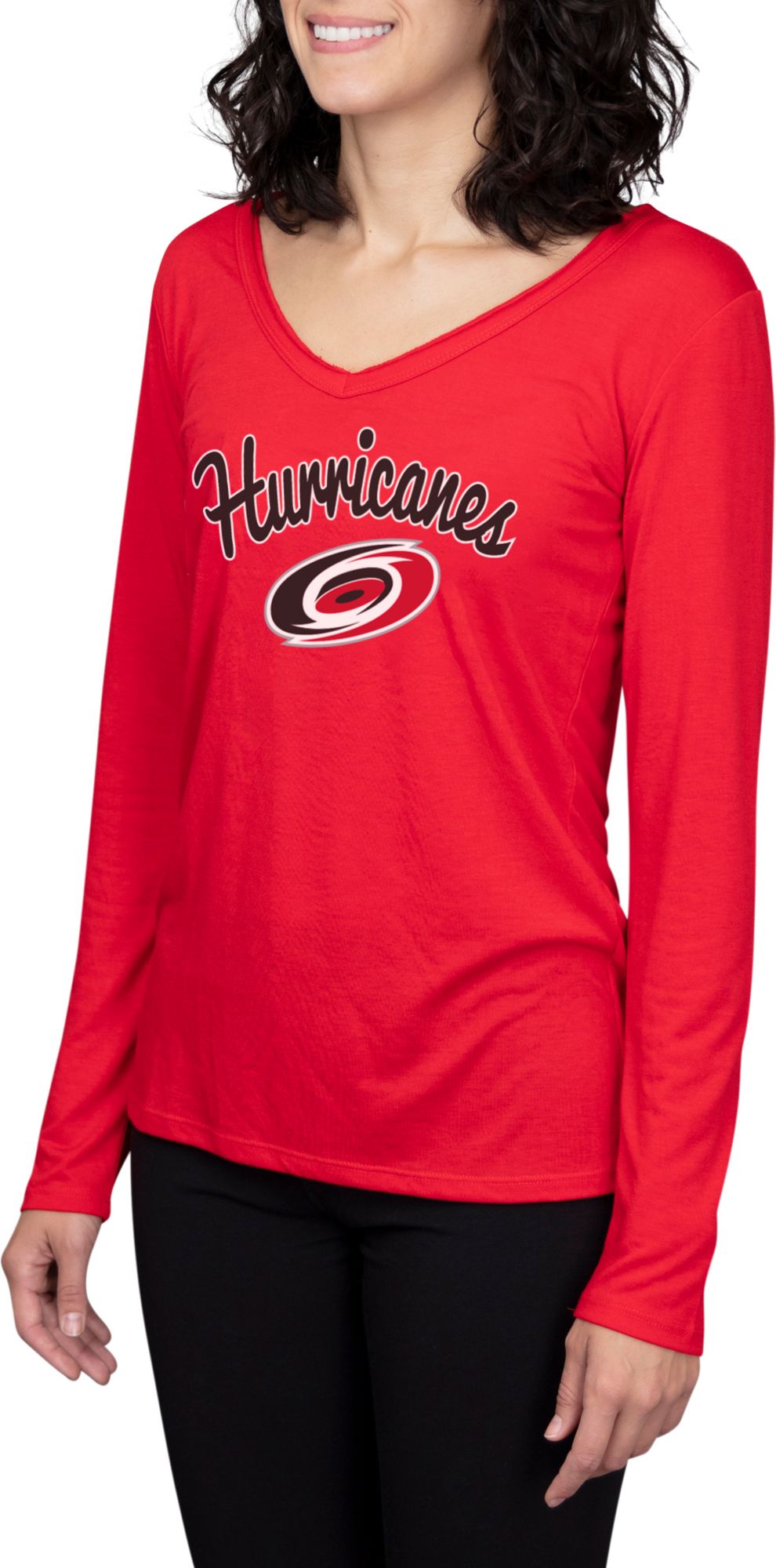Concepts Sport Women's Carolina Hurricanes Marathon  Knit Long Sleeve T-Shirt product image