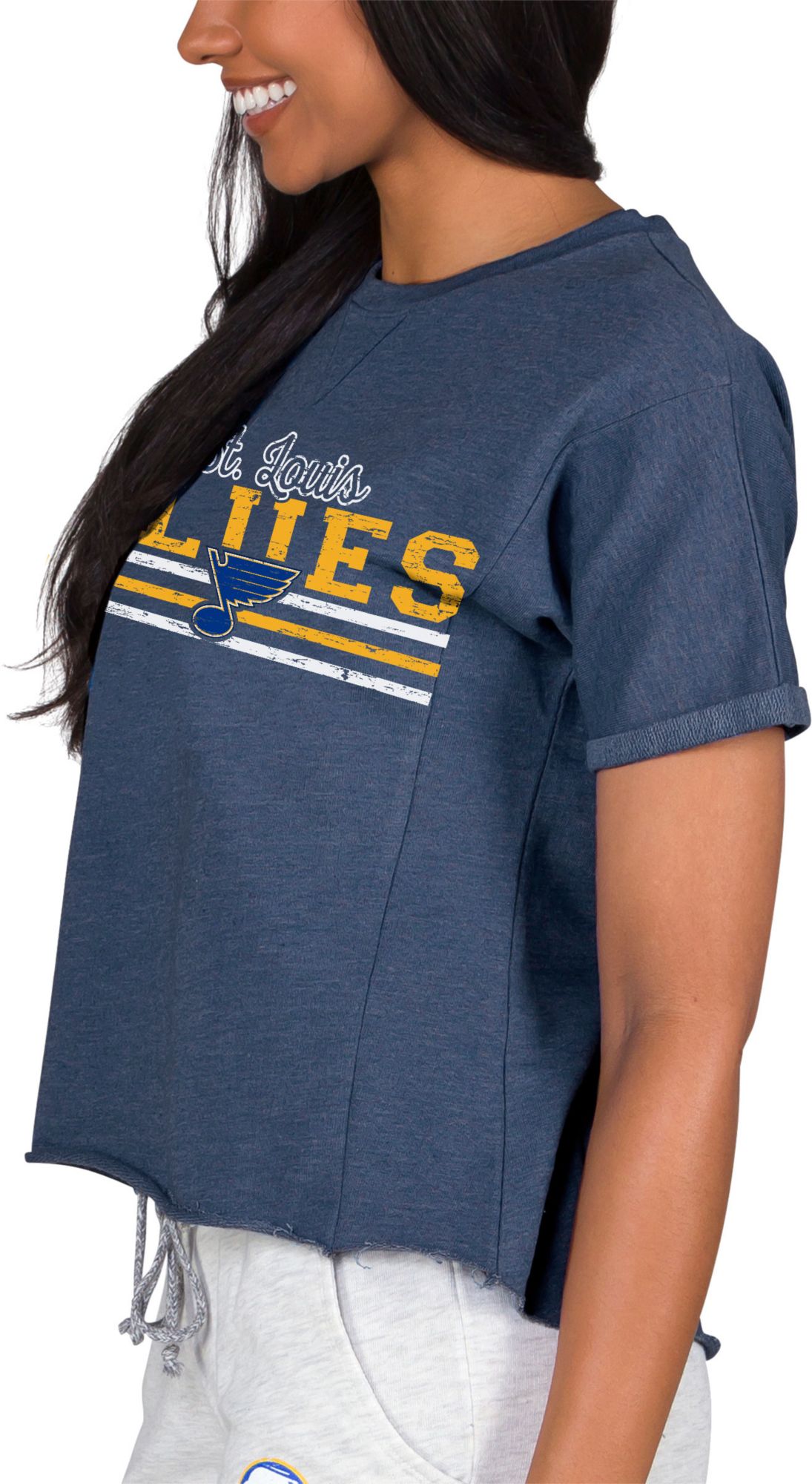 Concepts Sport Women's St. Louis Blues Mainstream Navy T-Shirt product image