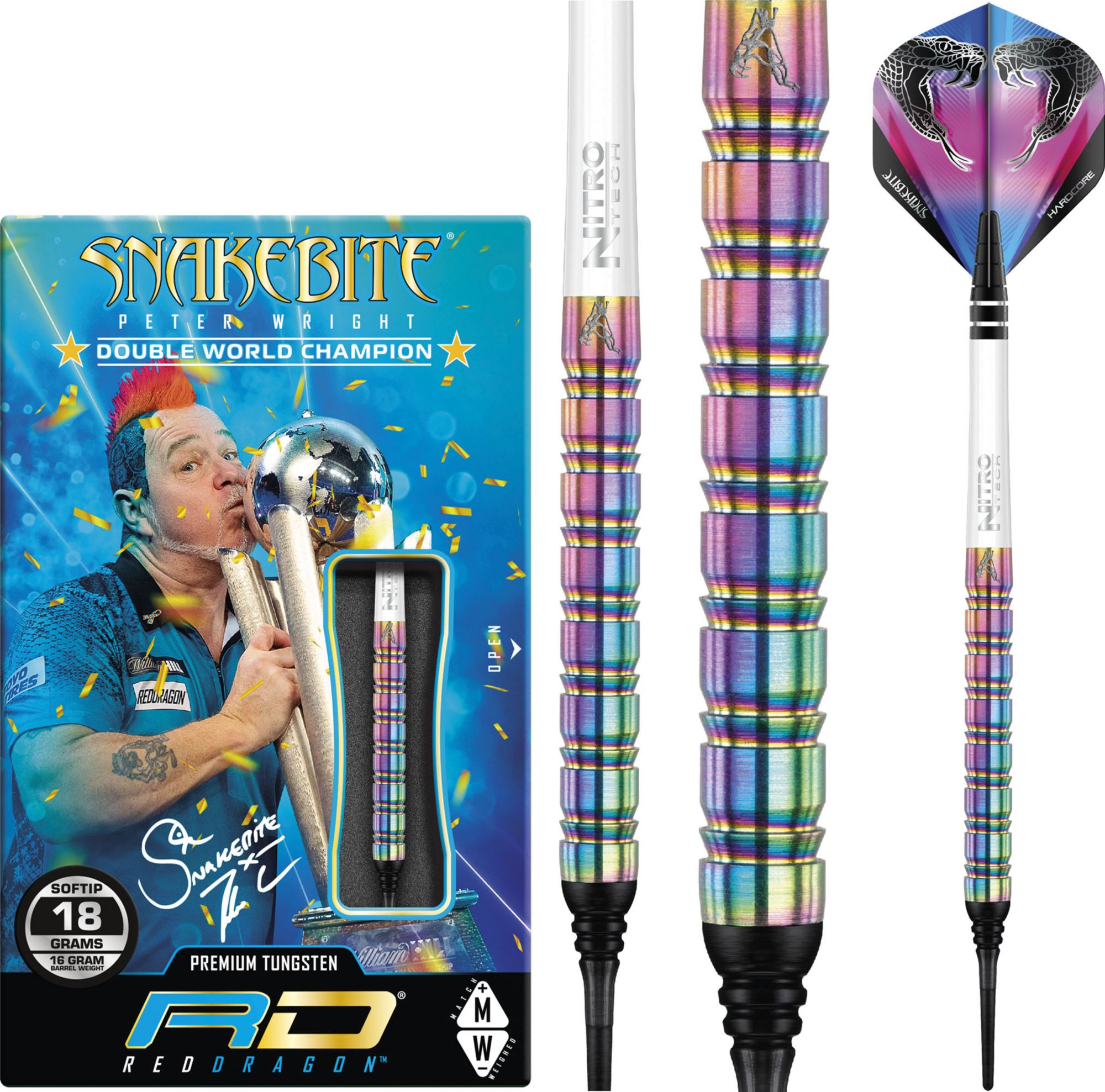 Nodor Peter Wright Snakebite 1: 18g Darts product image