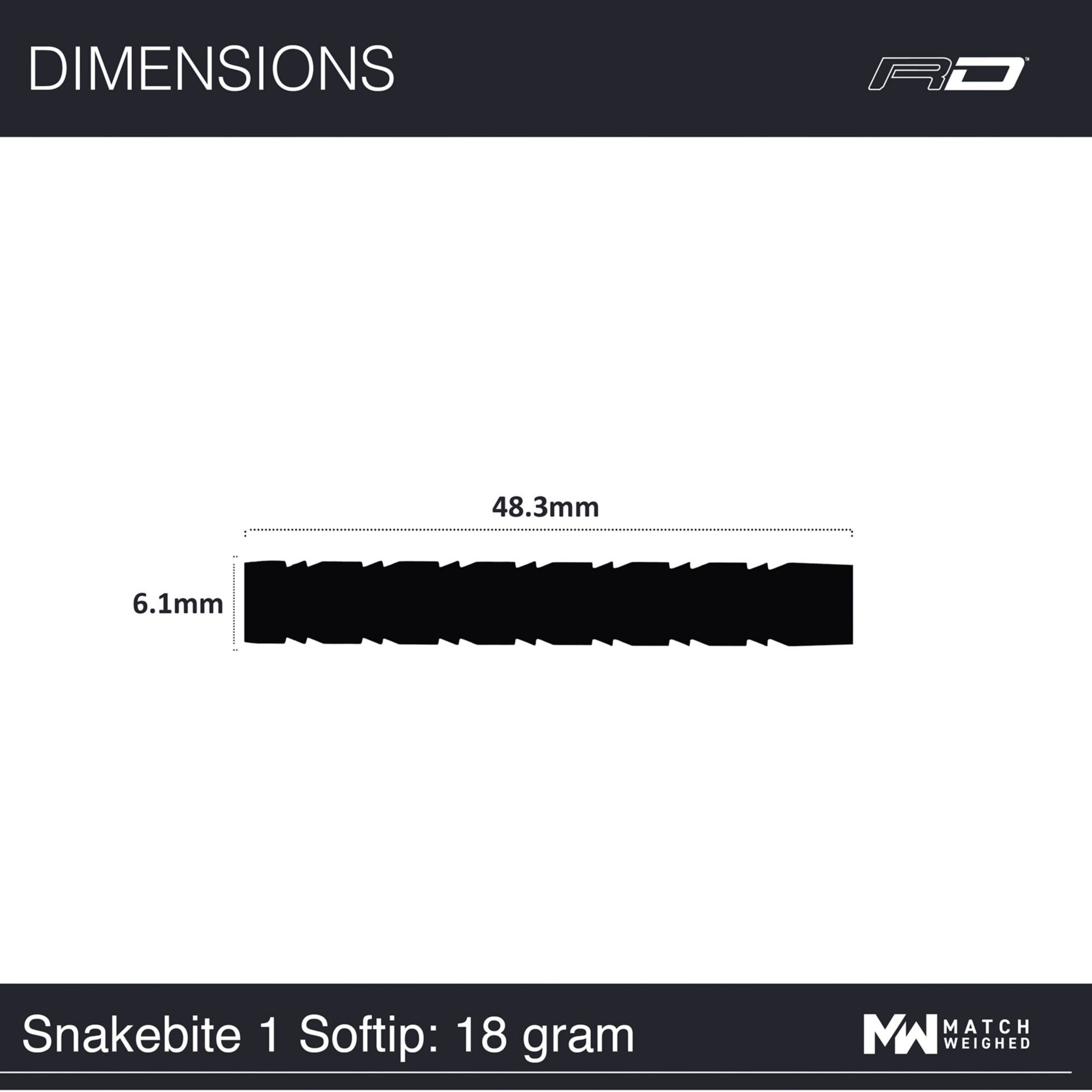 Nodor Peter Wright Snakebite 1: 18g Darts product image