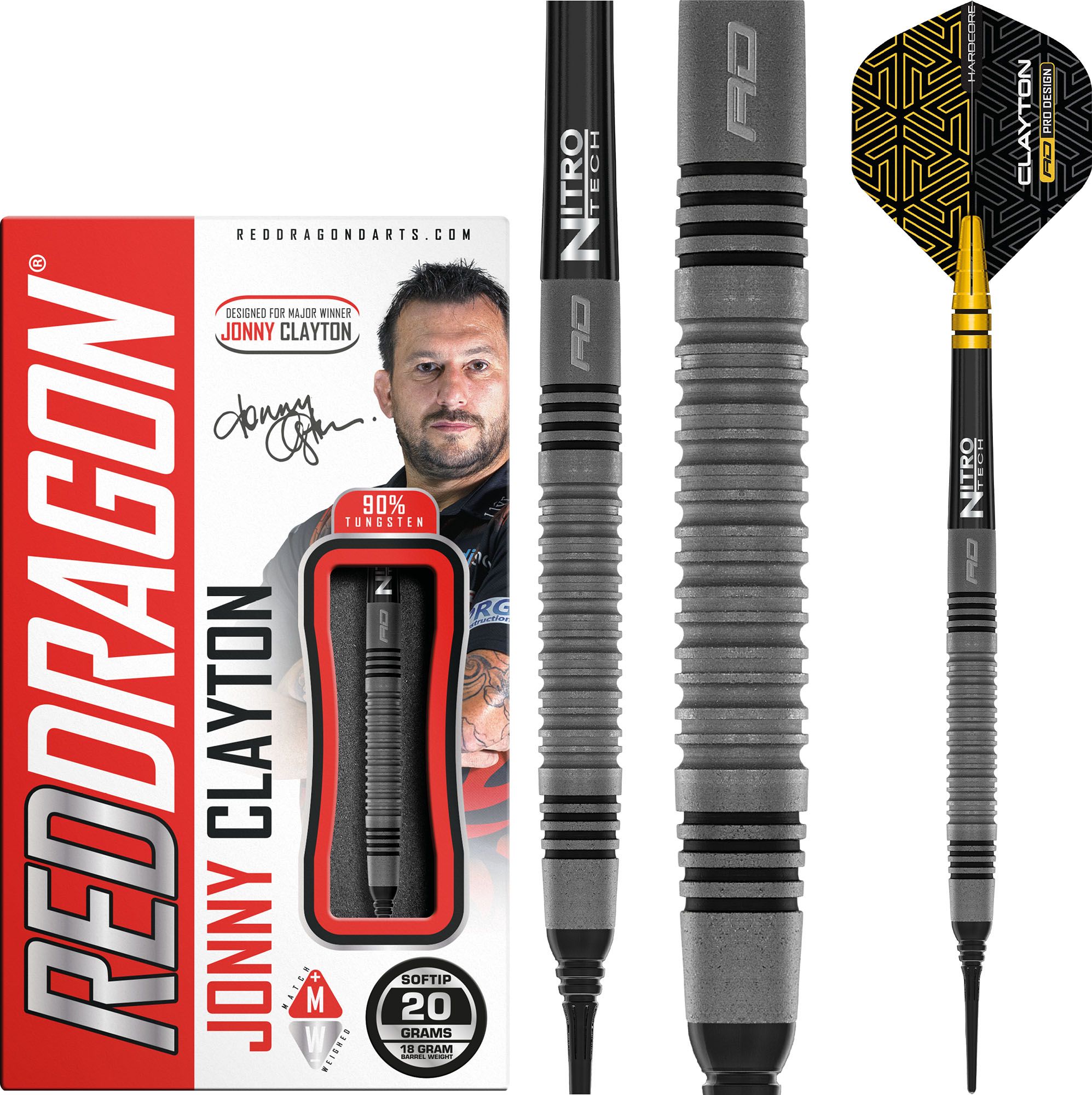 Nodor Jonny Clayton Oxide Edition 20g Darts product image