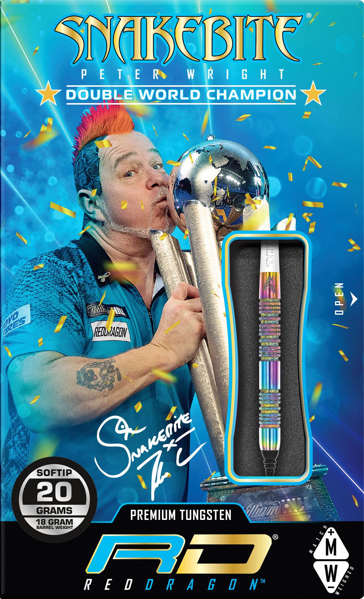 Nodor Peter Wright Spectrum Se 18g Darts product image