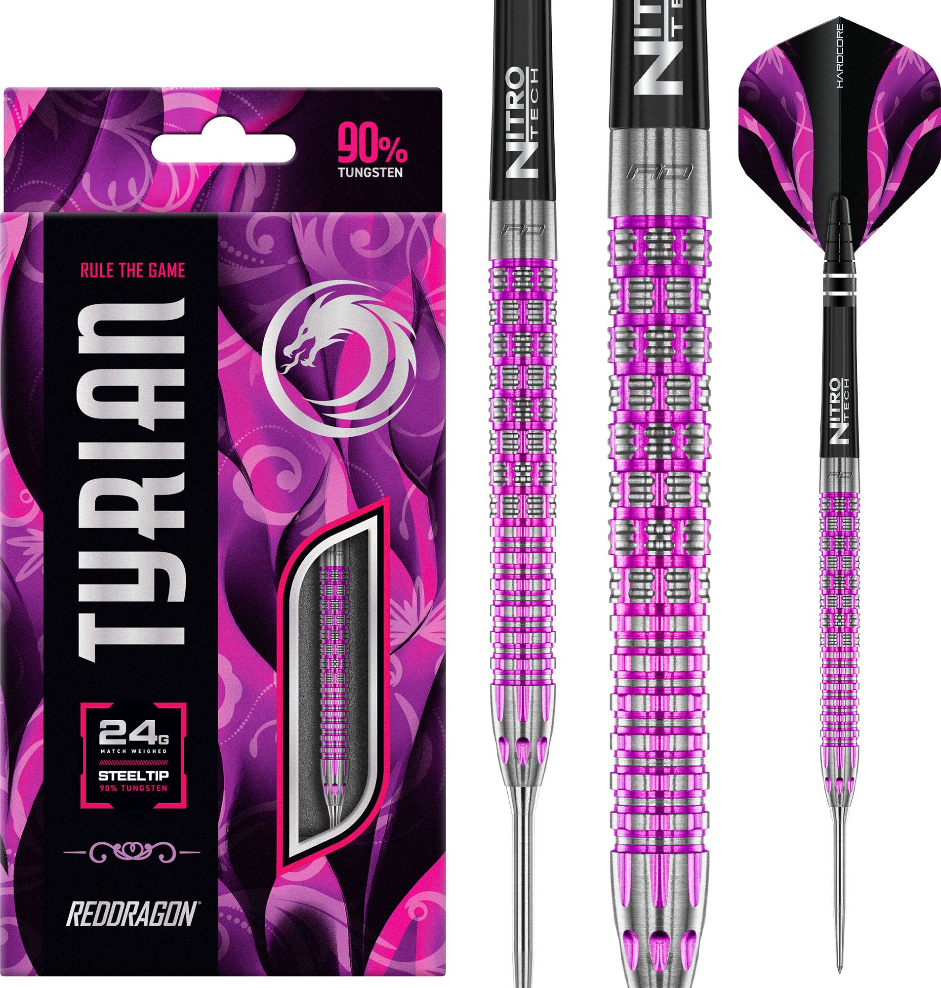 Nodor Tyrian Purple Tungsten 24g Darts product image