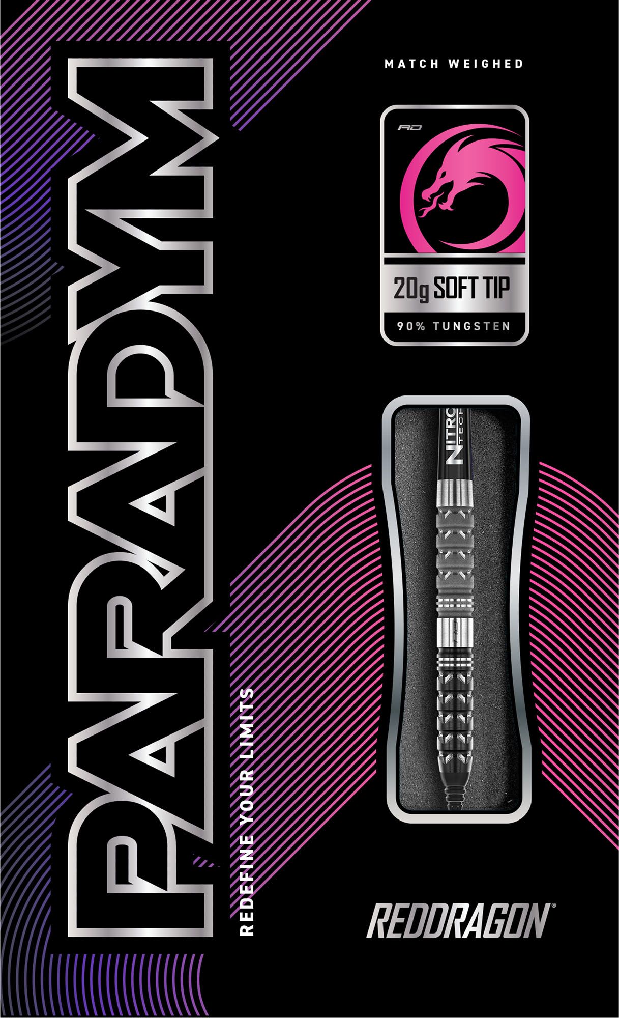 Nodor Paradym Torpedo Tungsten 20g Darts product image
