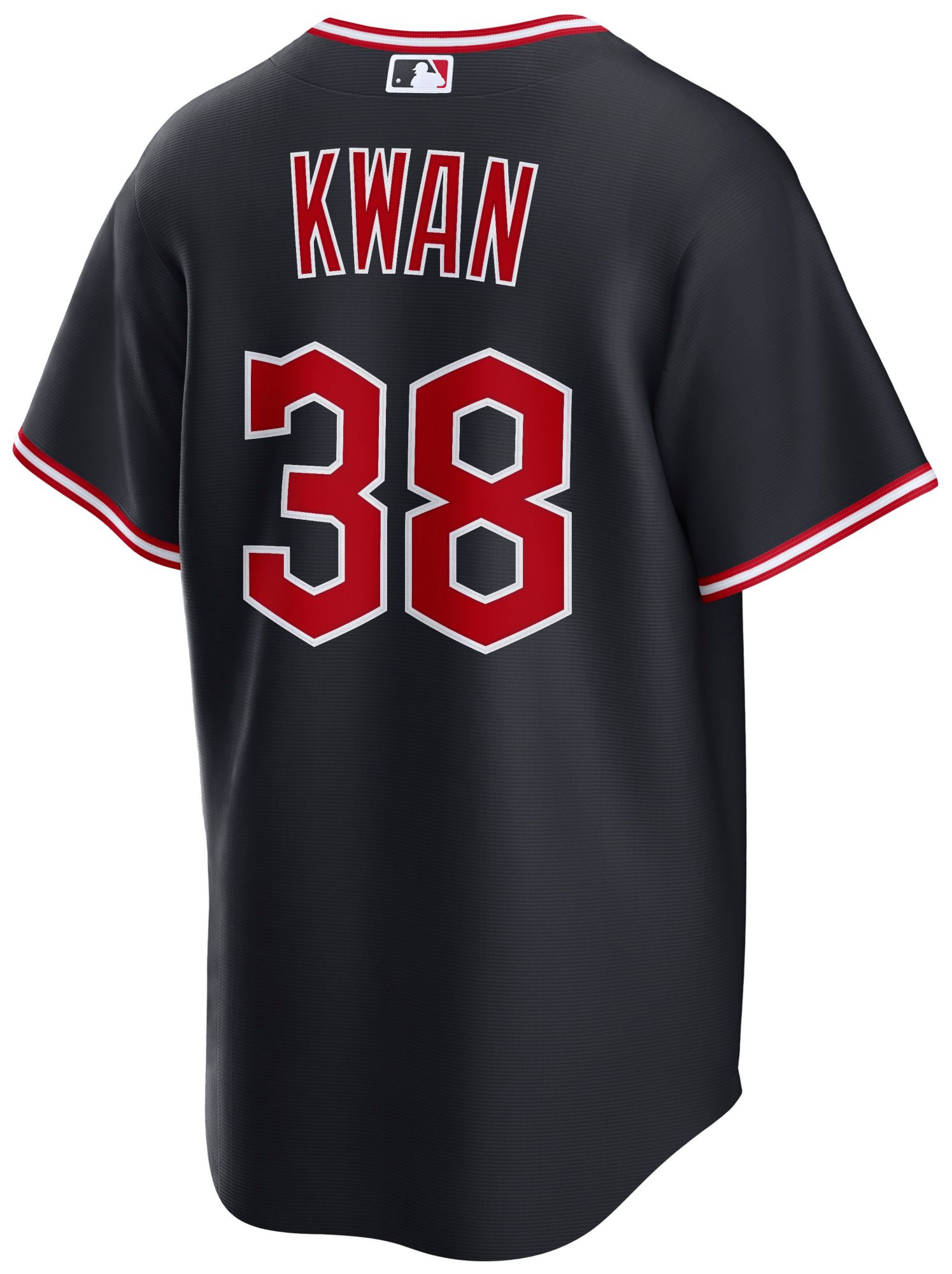 Nike Adult Cleveland Guardians Blue Steven Kwan #38 Replica Jersey product image