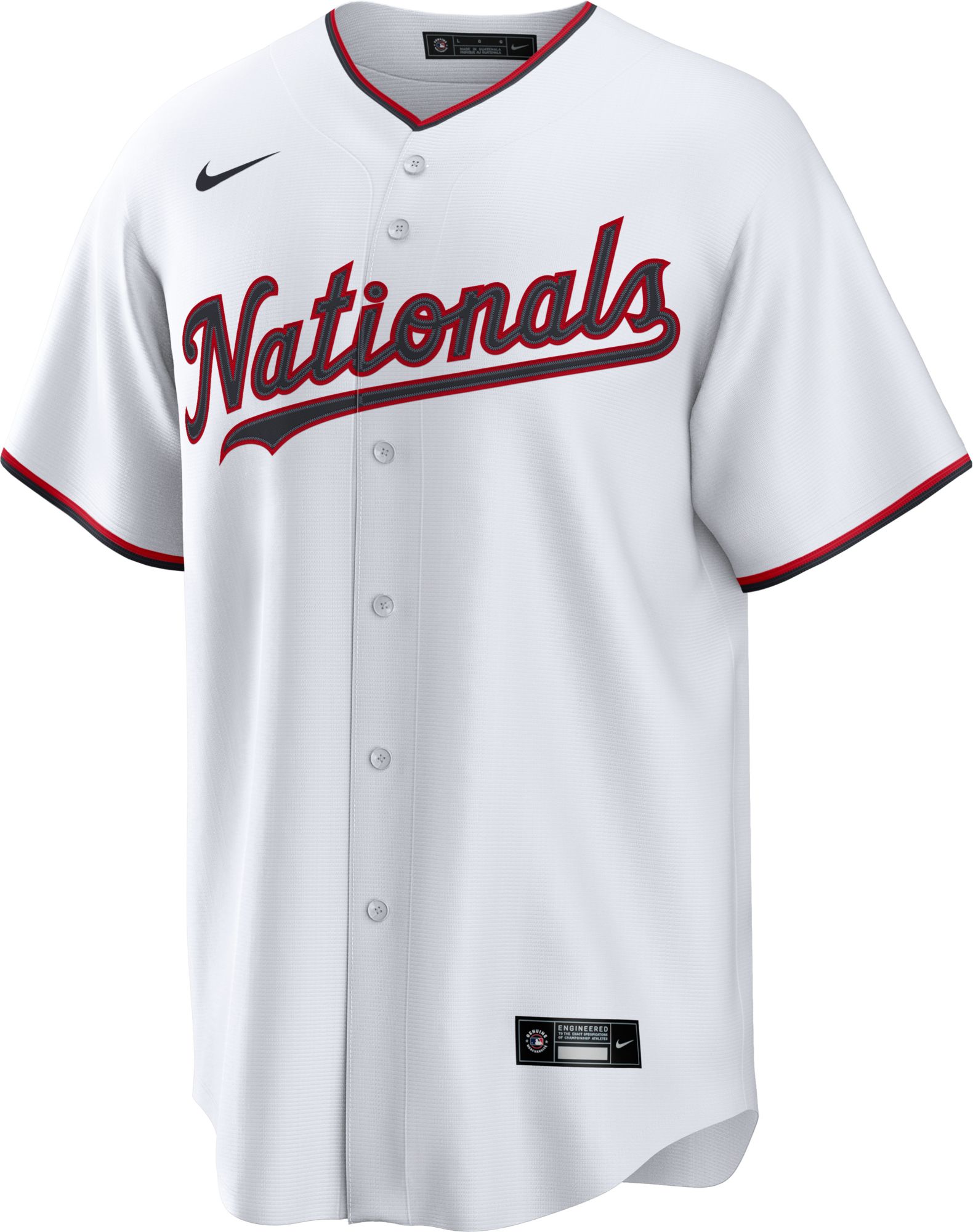 Nike Men's Washington Nationals CJ Abrams #5 White Home Replica Jersey product image