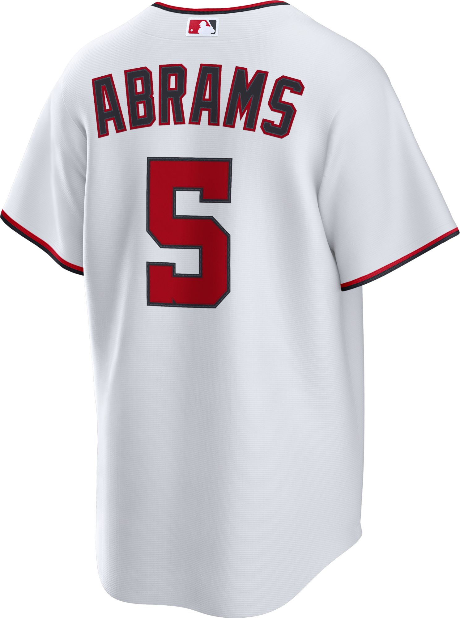 Nike Men's Washington Nationals CJ Abrams #5 White Home Replica Jersey product image
