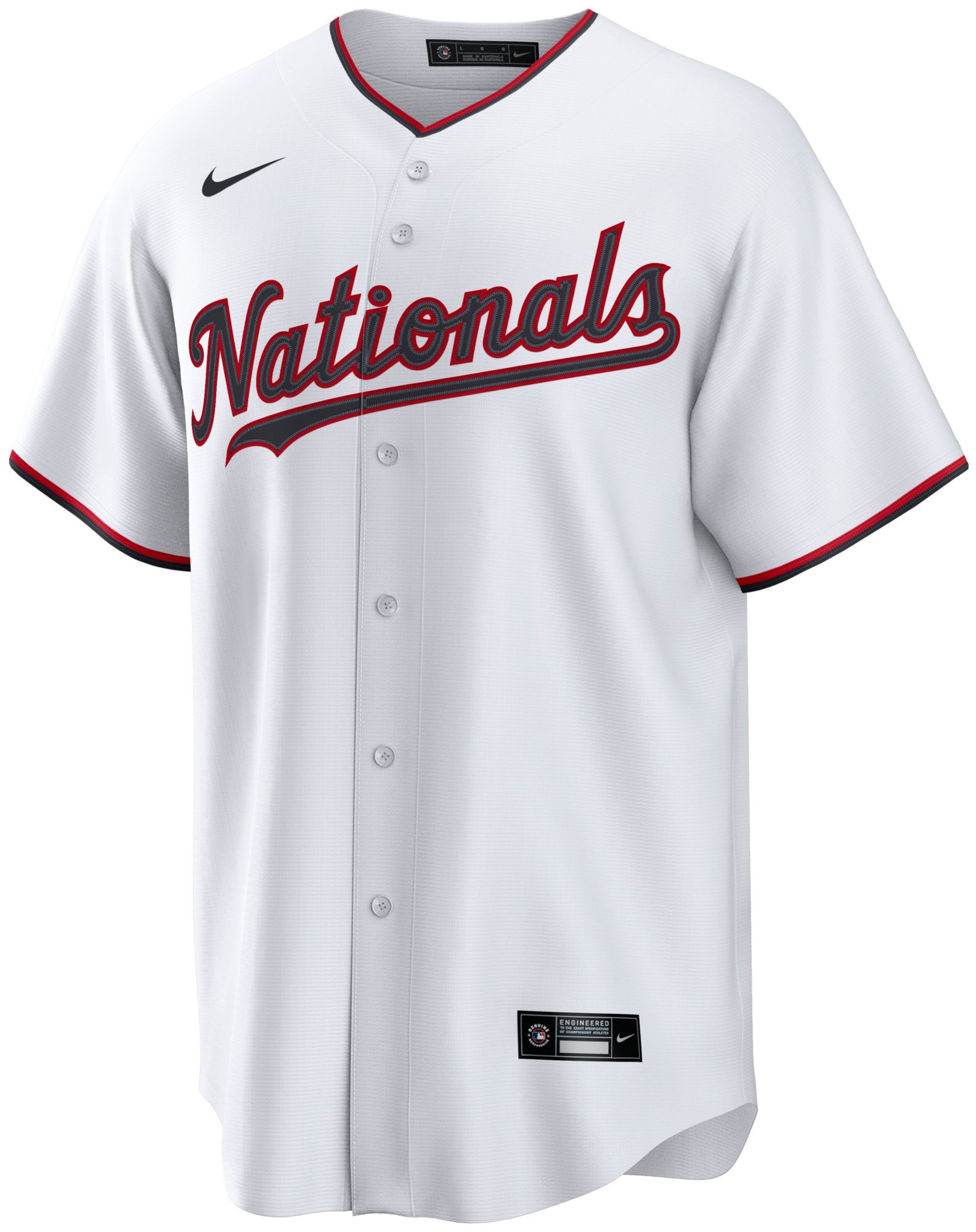 Nike Men's Washington Nationals Dylan Crews #3 White Home Replica Jersey product image