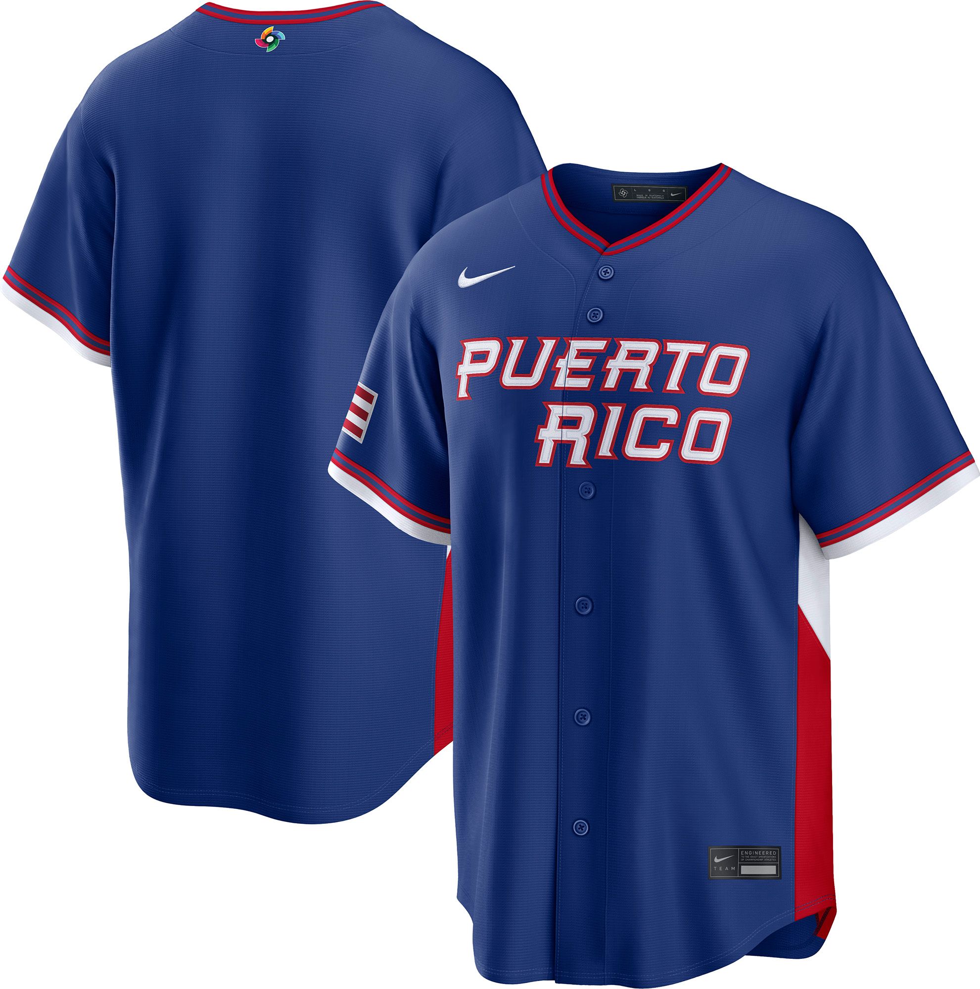 Nike Men's 2026 World Baseball Classic Puerto Rico Blank Road Jersey product image