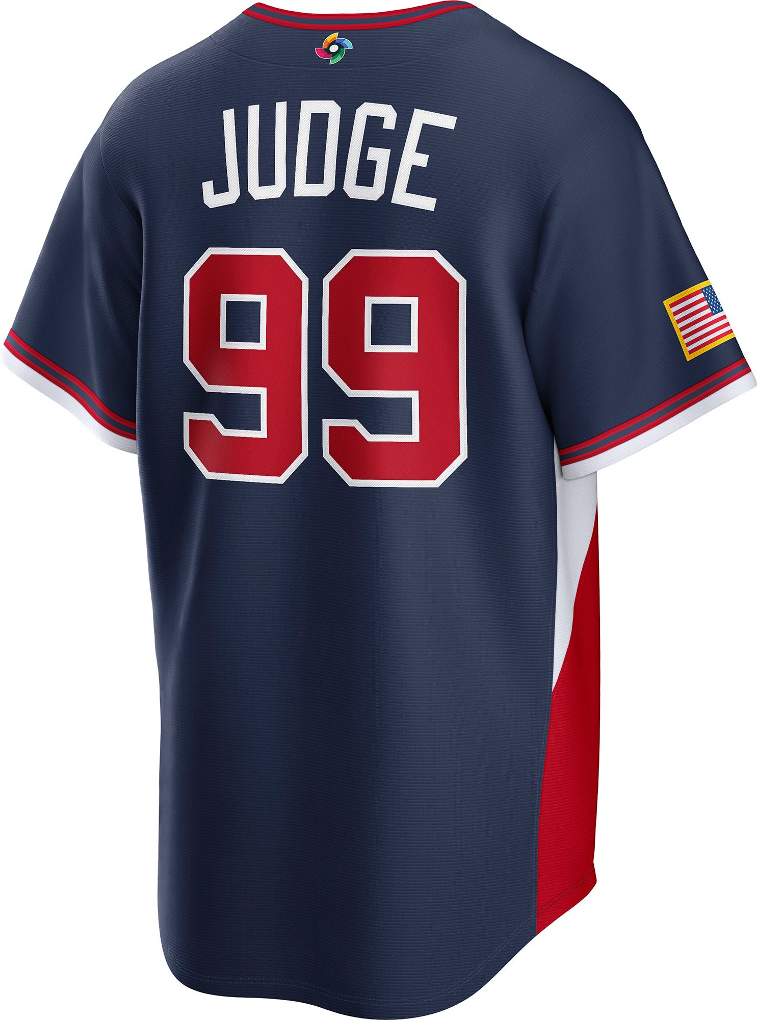 Nike Men's World Baseball Classic 2026 USA Navy Aaron Judge #99 Stadium Road Jersey product image